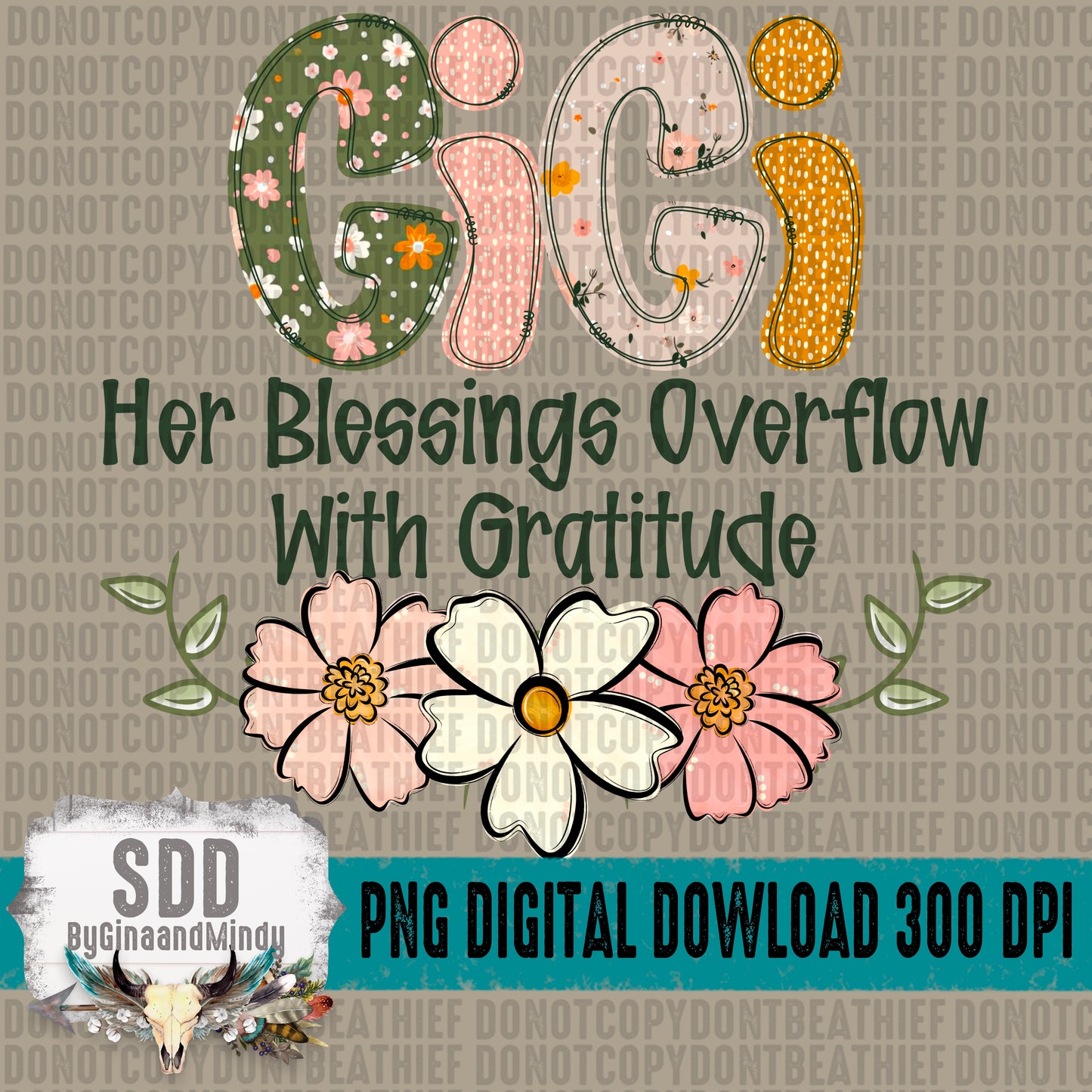 Boho Floral; Gigi