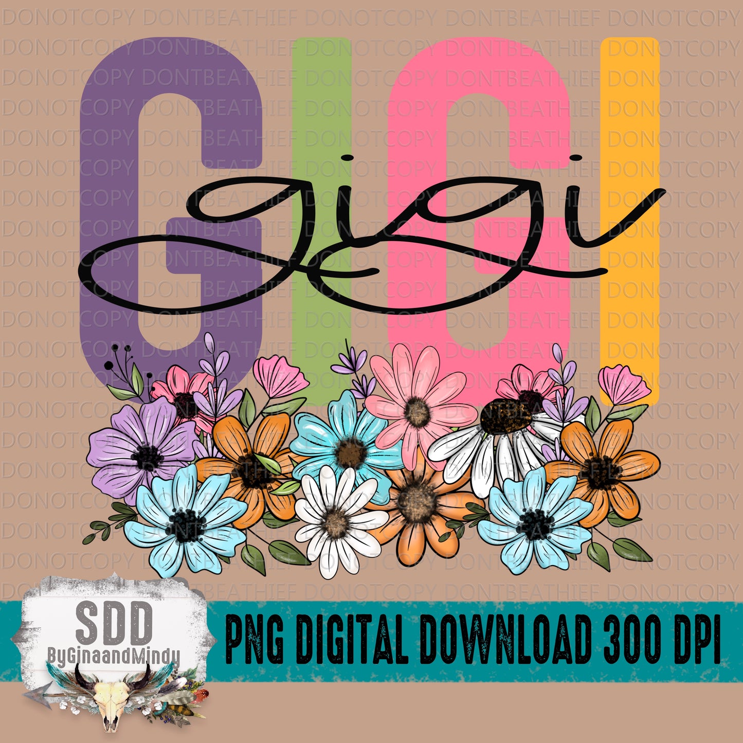 Spring Floral Name Collection; Gigi