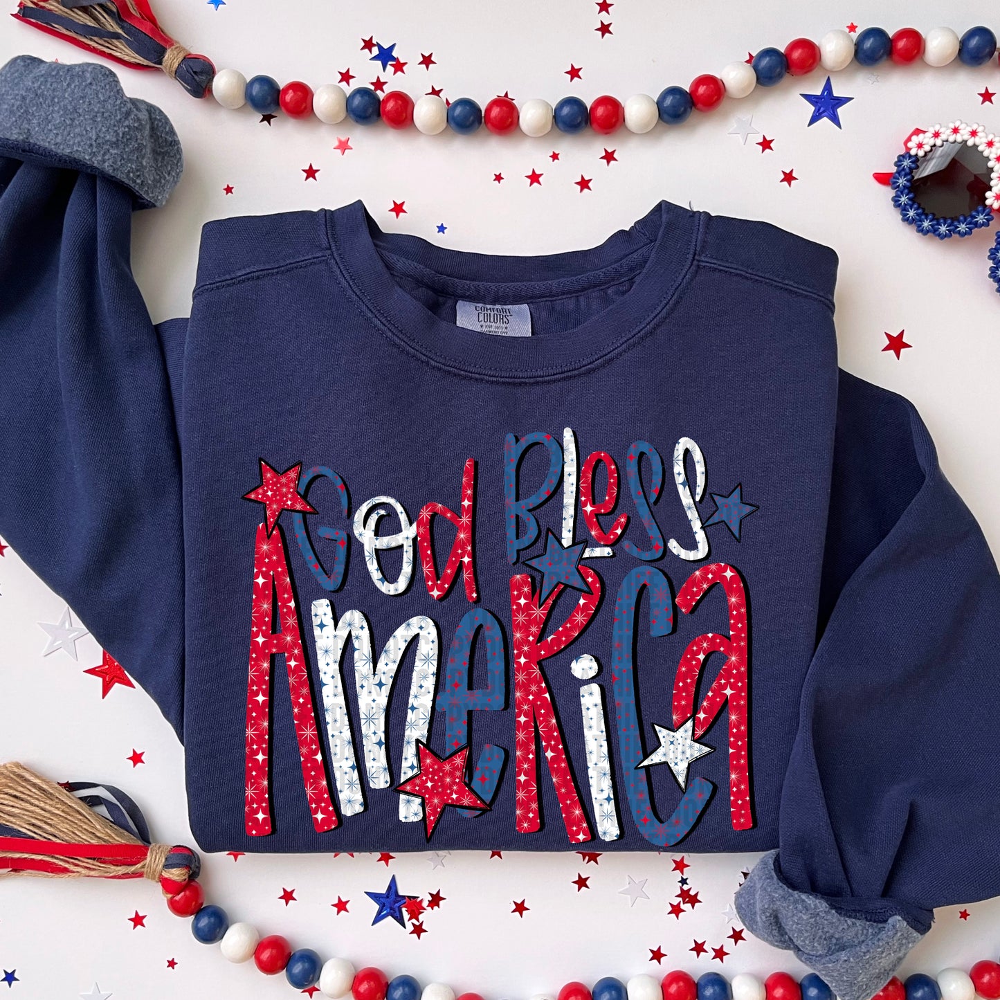 God Bless America Doodle Font