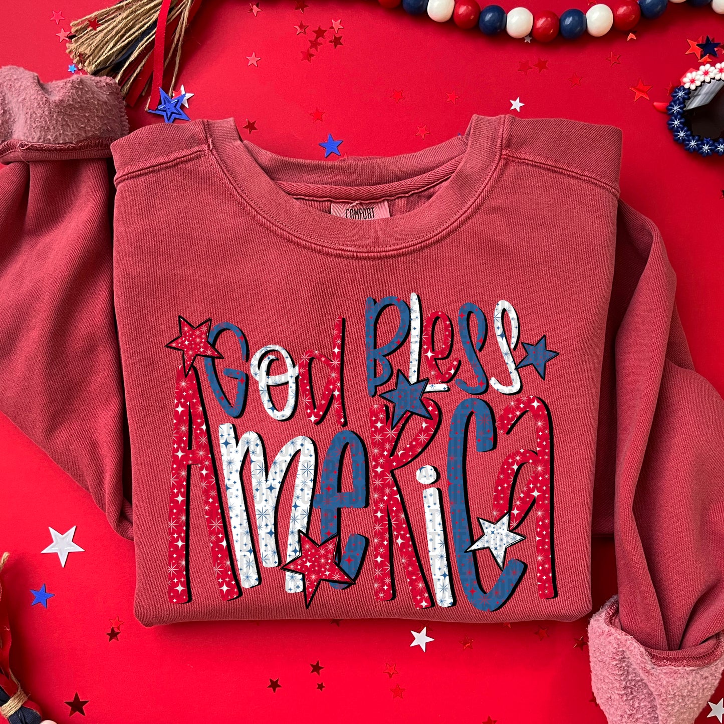 God Bless America Doodle Font