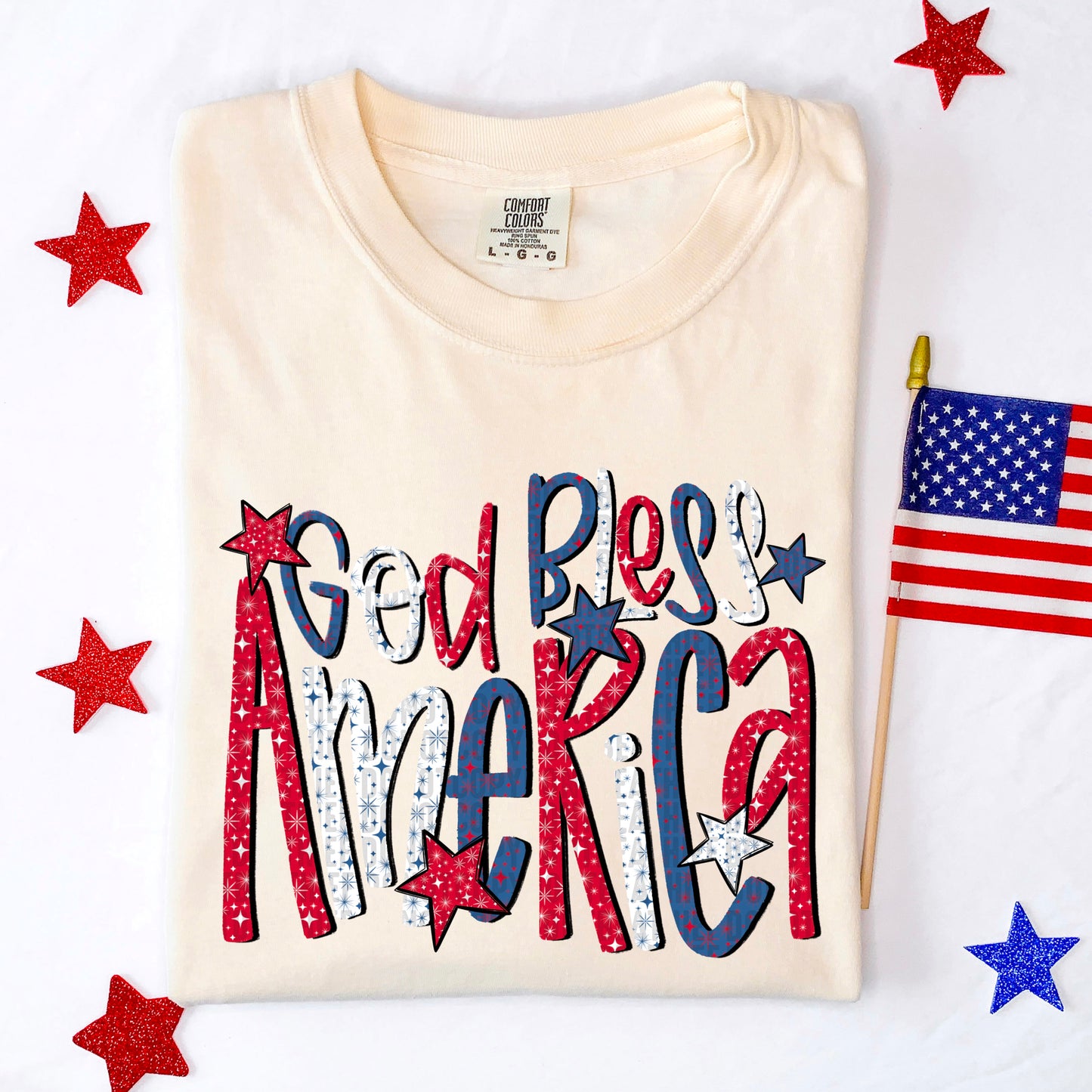 God Bless America Doodle Font