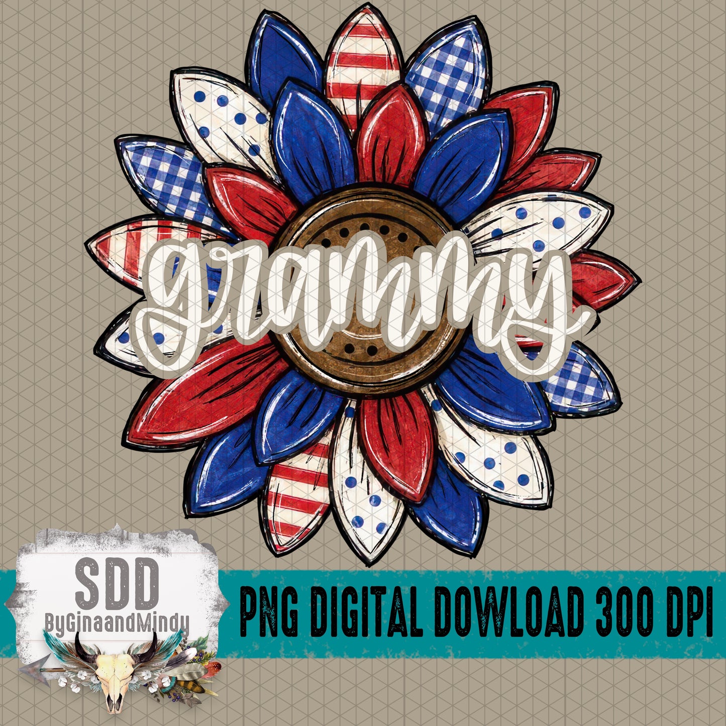 Patriotic Sunflower Collection; Grammy