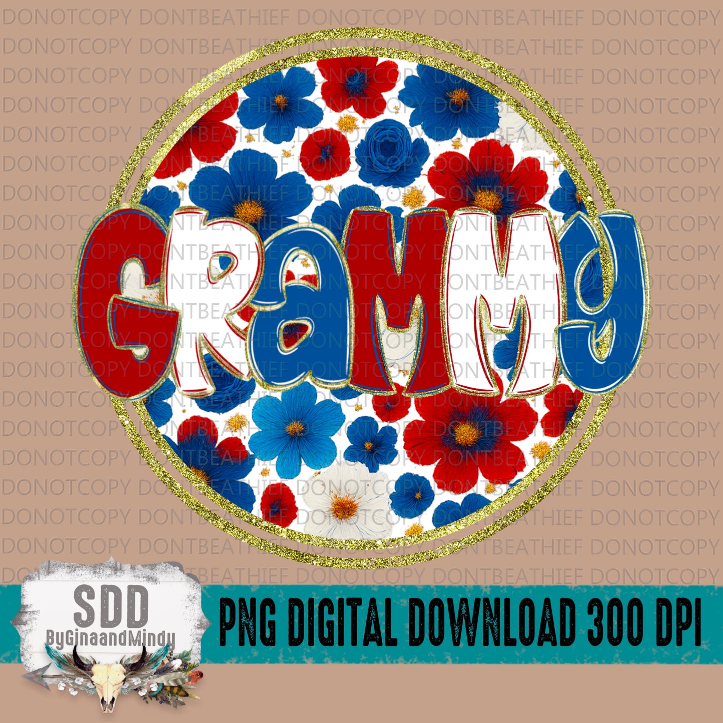 Grammy 4th Floral