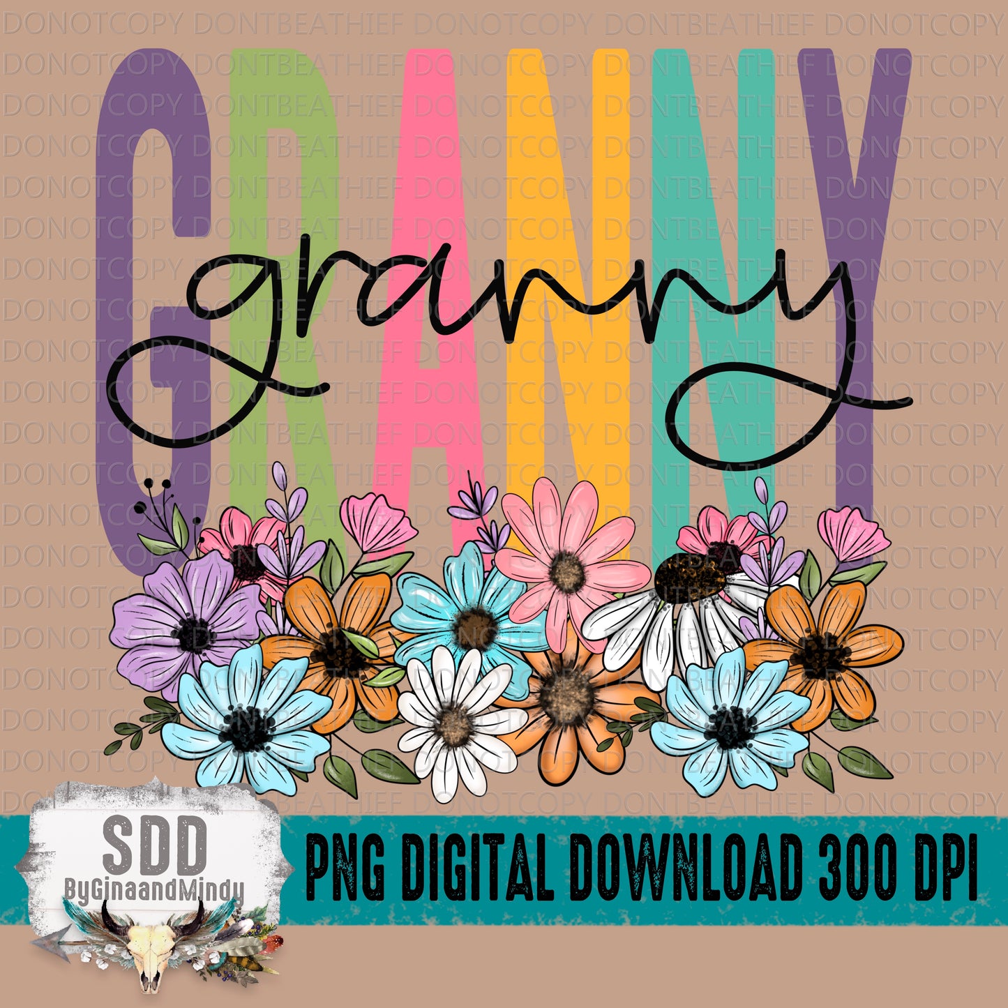 Spring Floral Name Collection; Granny