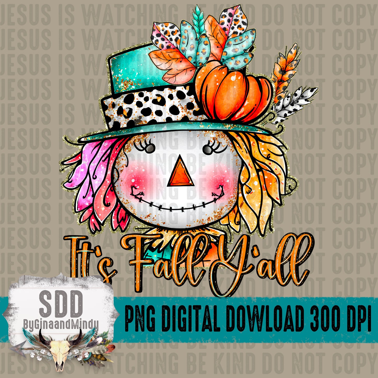 It's Fall Y'all Scarecrow