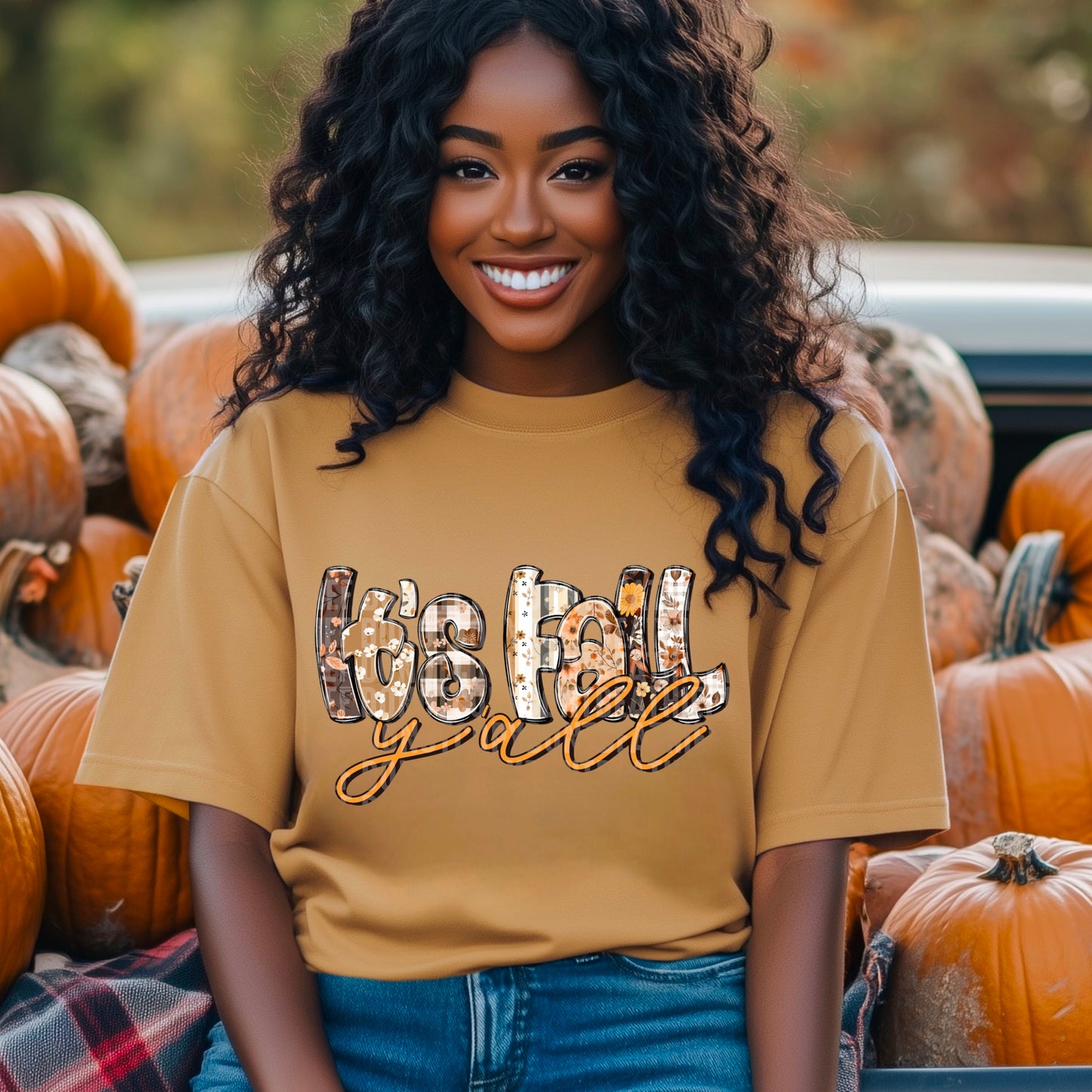 It's Fall Y'all Doodle Letters