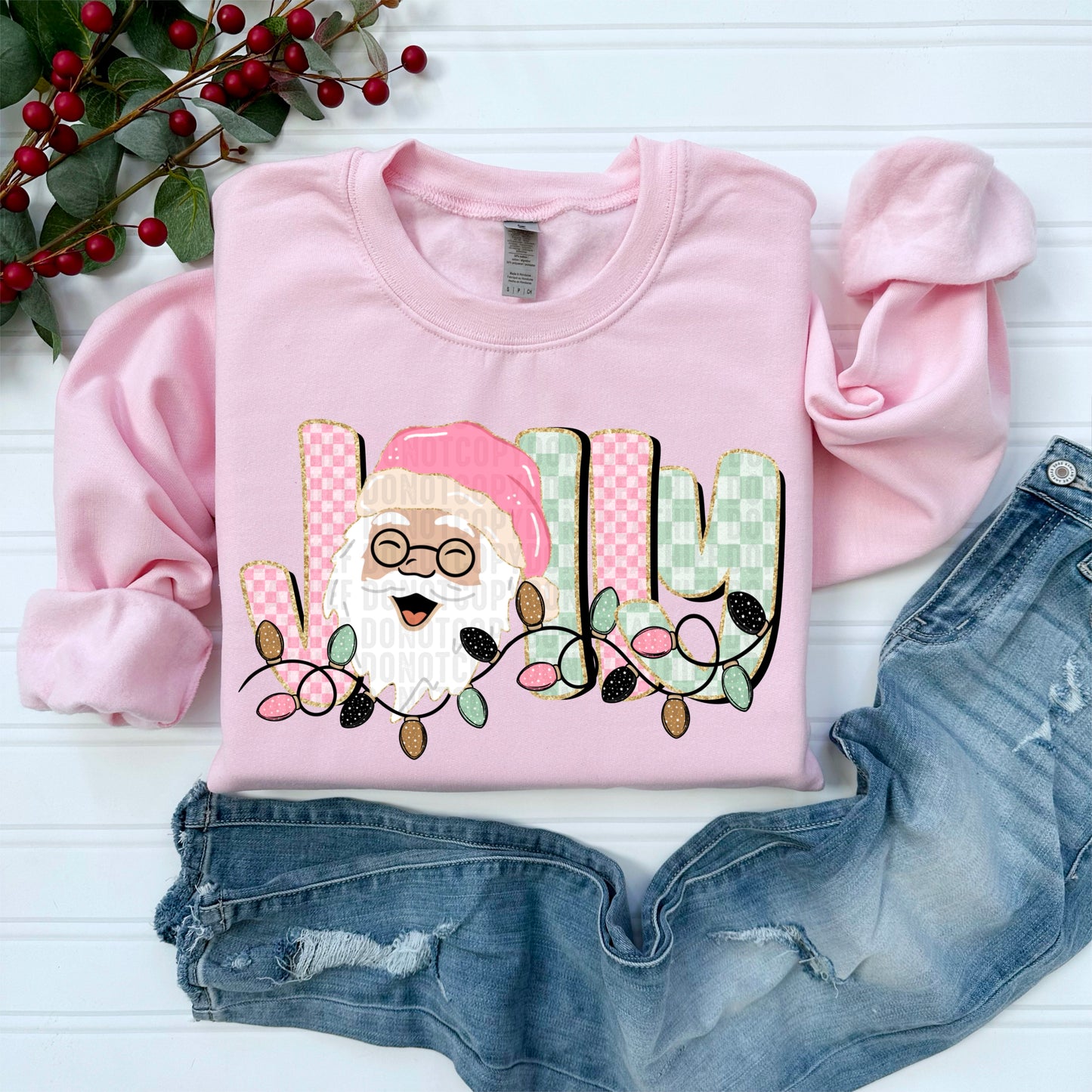 Jolly Santa; Light Skin