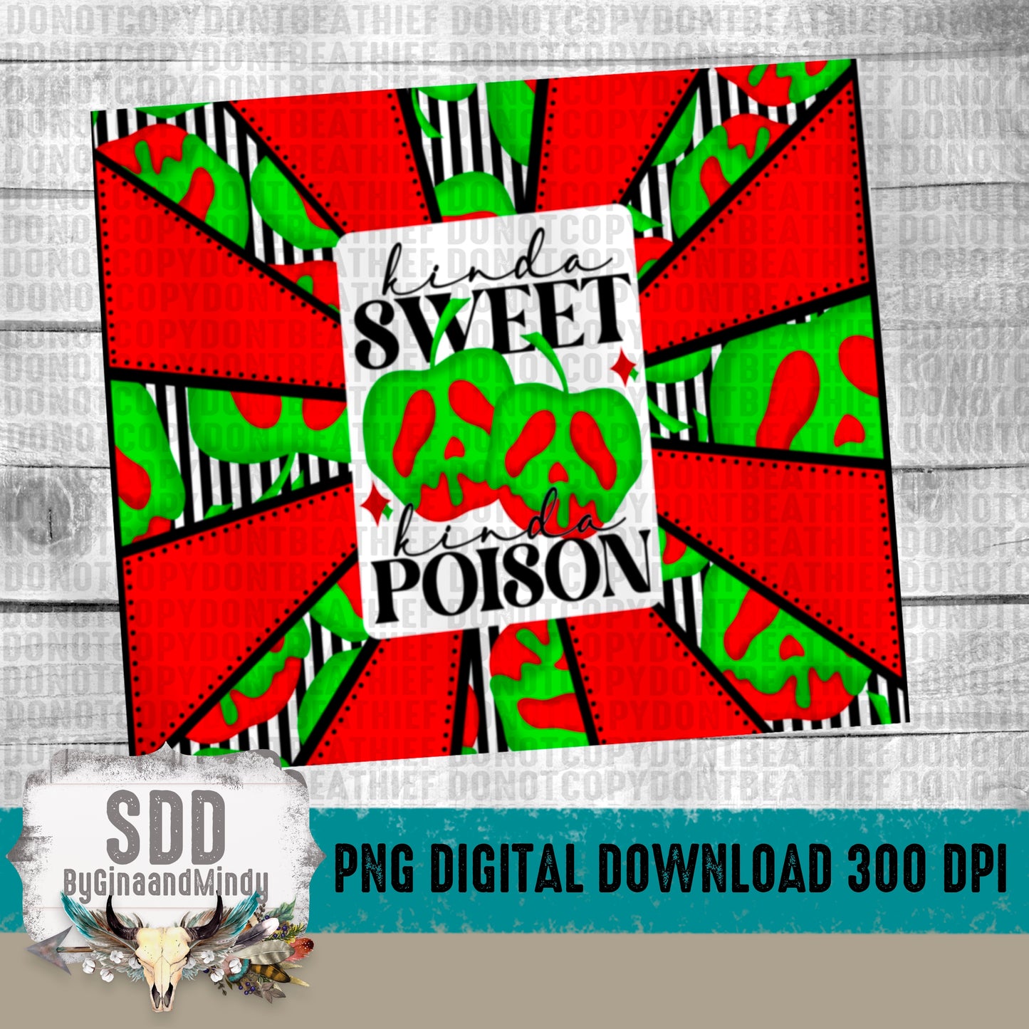 Kinda Sweet Kinda Poison 20oz Digital Tumbler