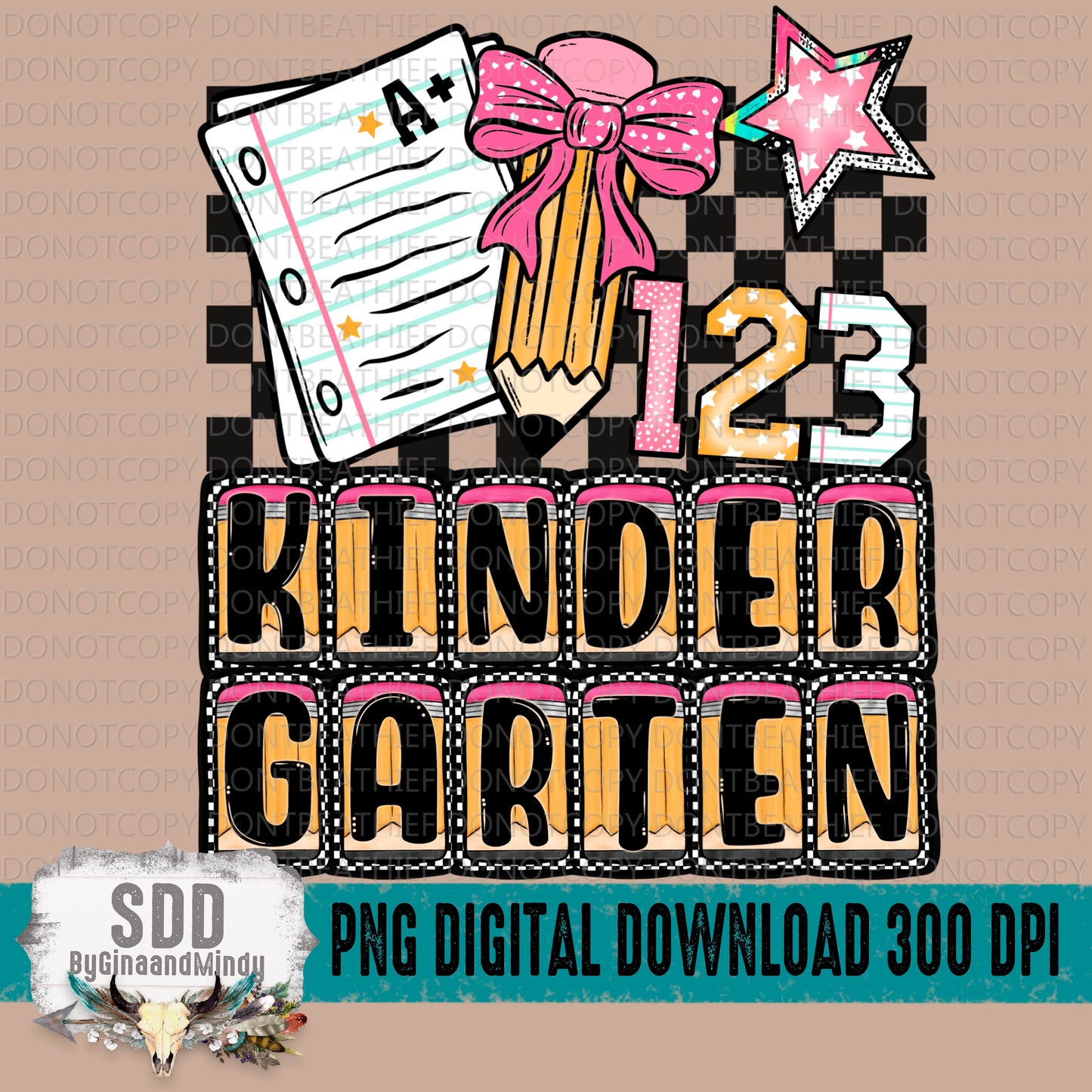 Kindergarten Checkered