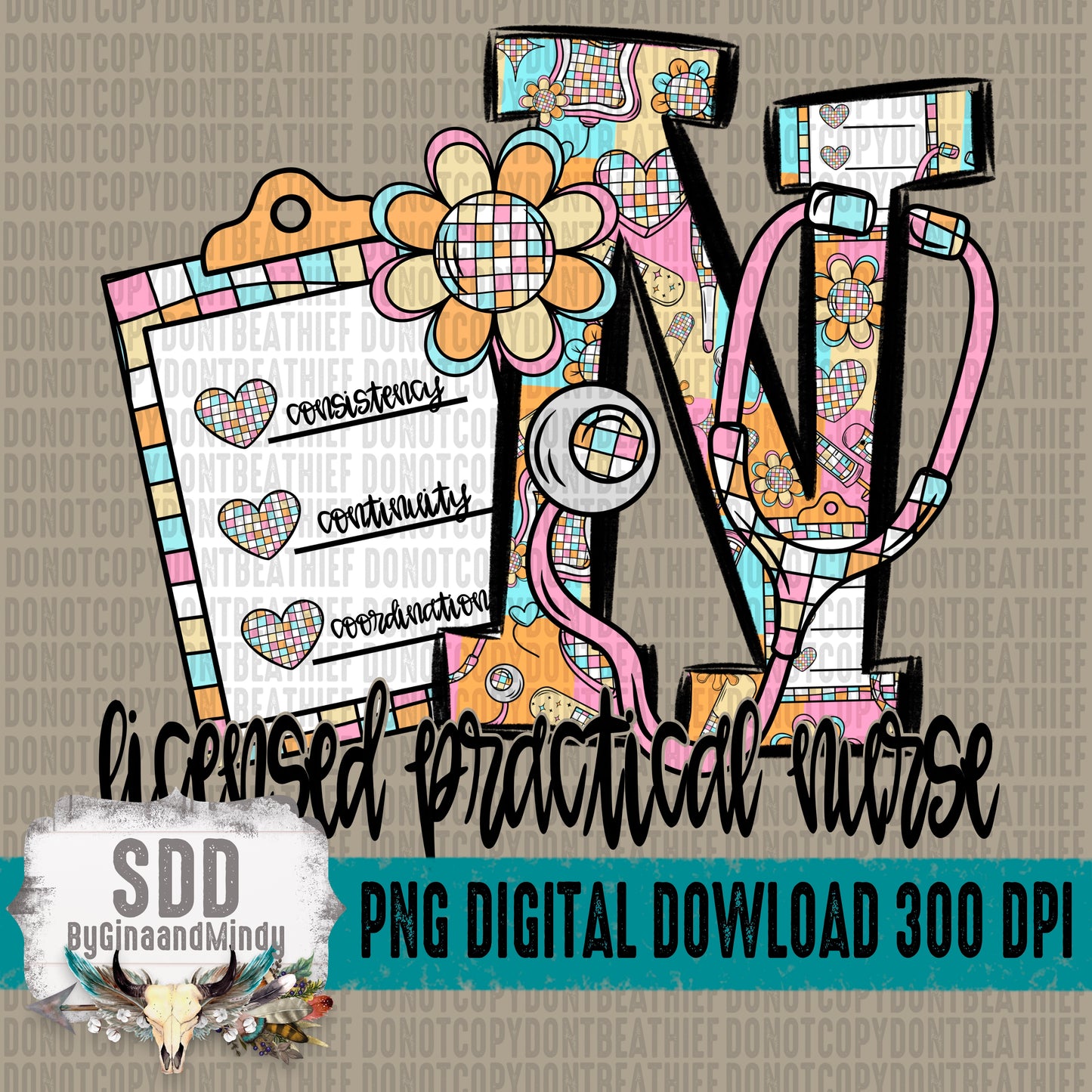 Retro Licensed Practical Nurse