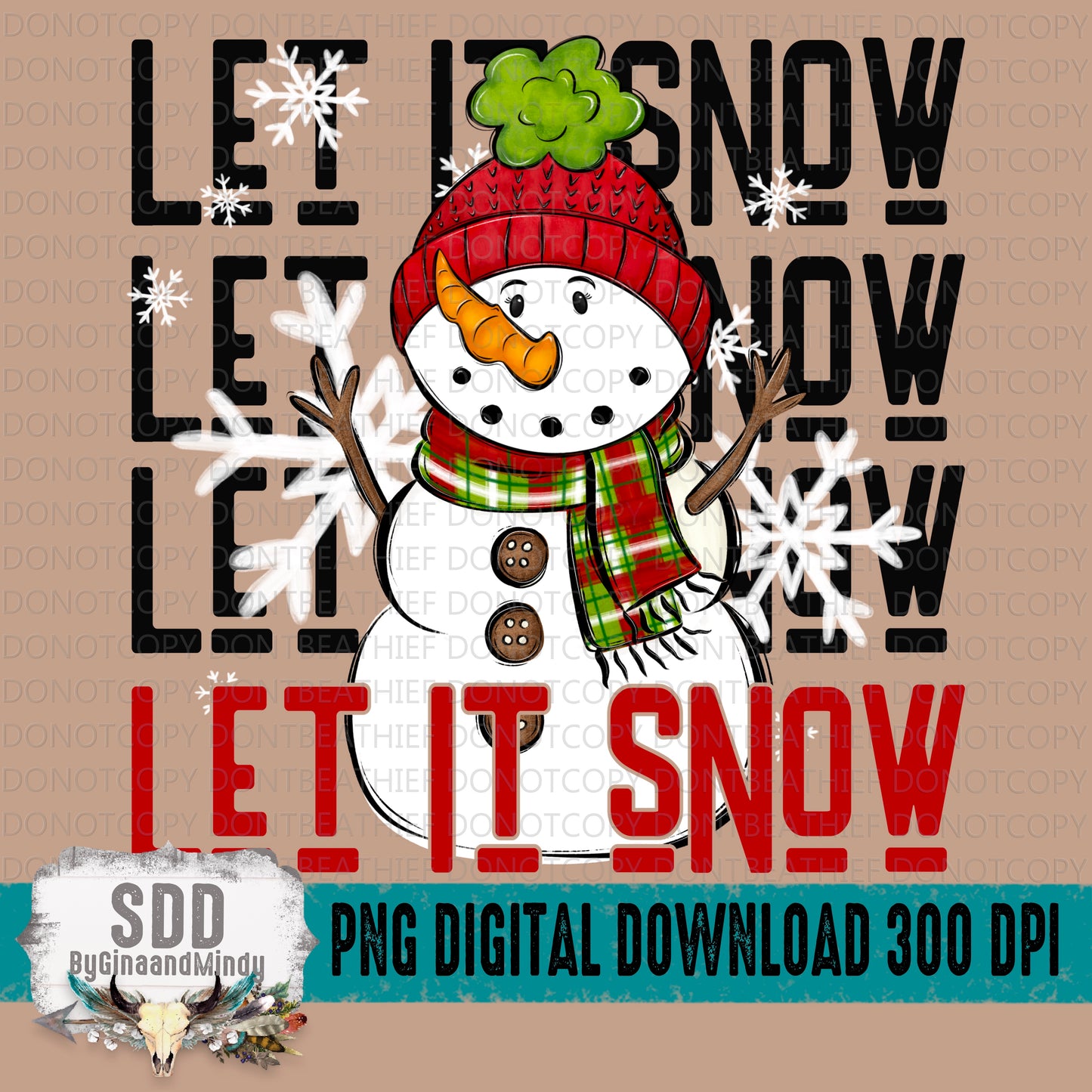 Let it Snow Snowman