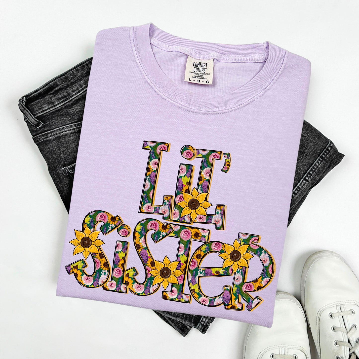 Floral Sunflowers; Lil' Sister