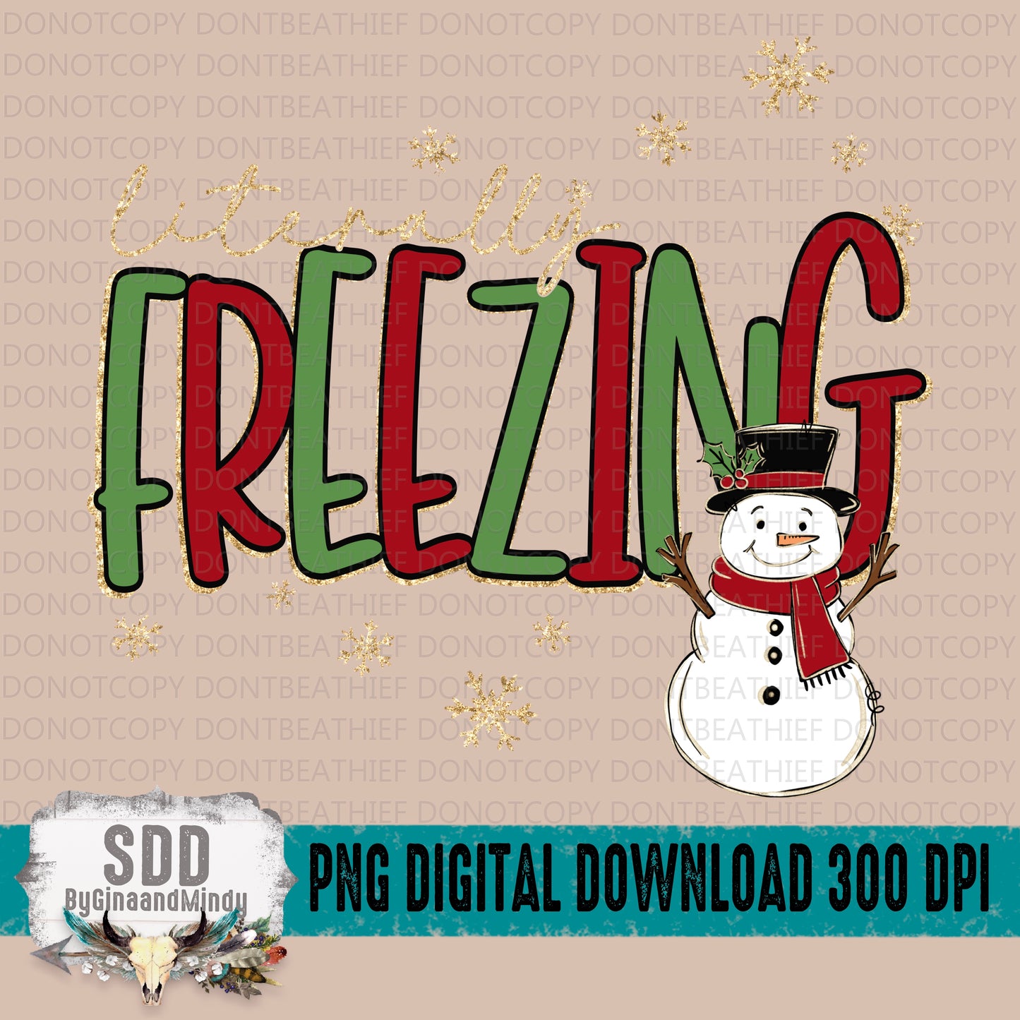 Literally Freezing Snowman