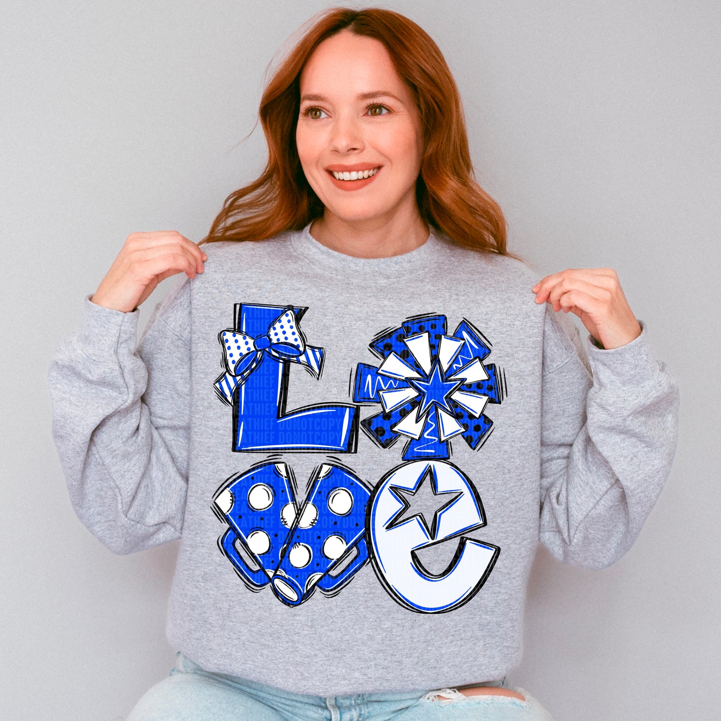 Love Cheer (Blue, Black, White) Bundle