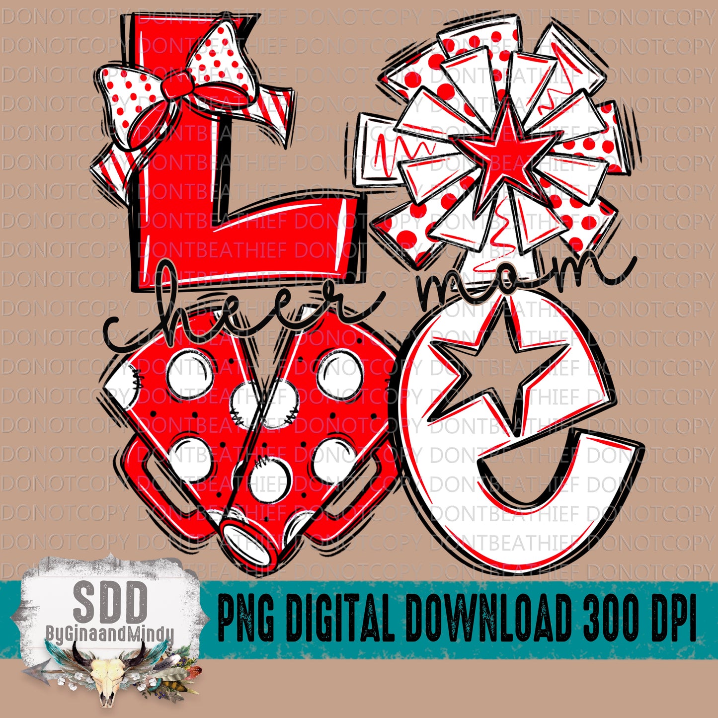 Love Cheer (Red & White) Bundle
