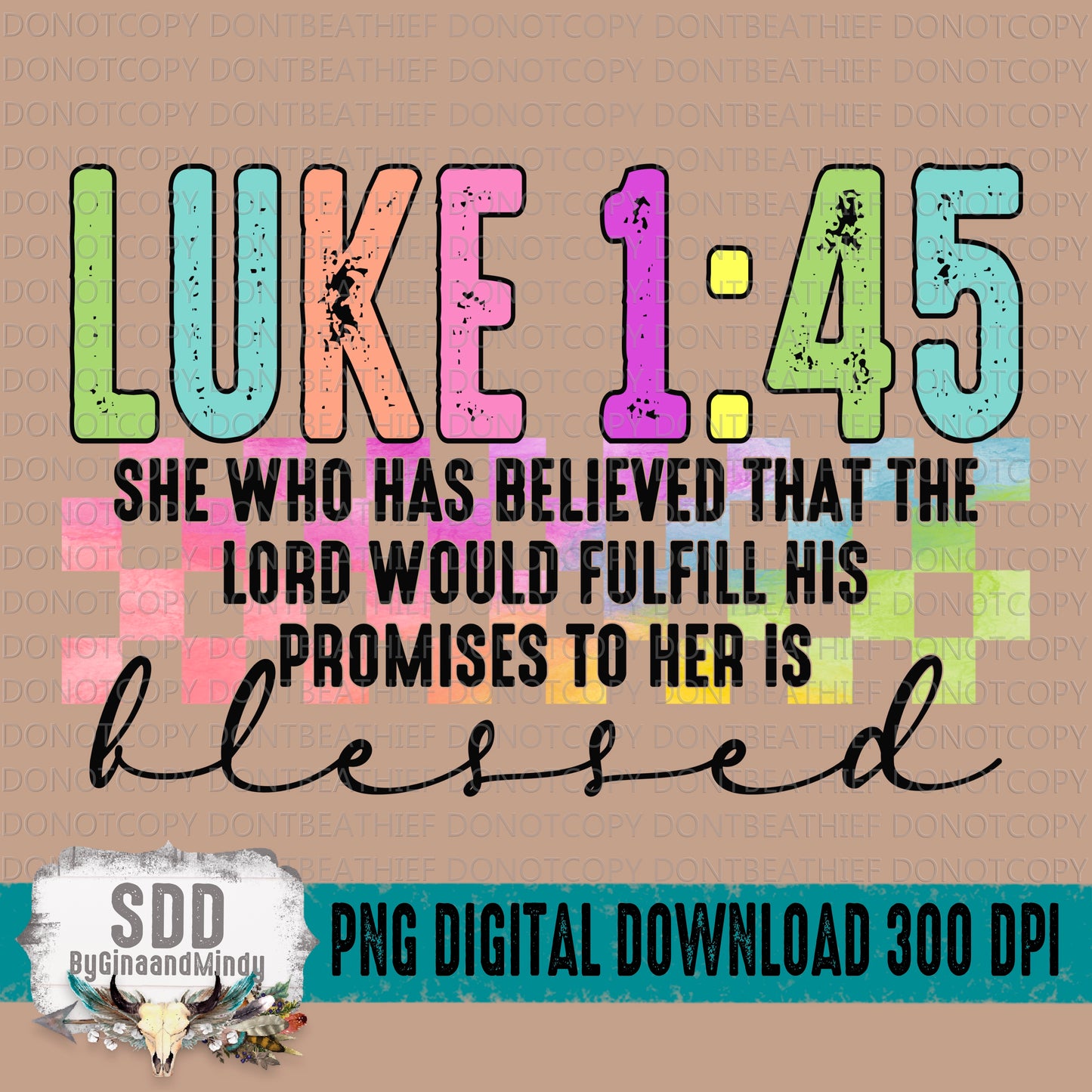 Luke 1:45 Blessed