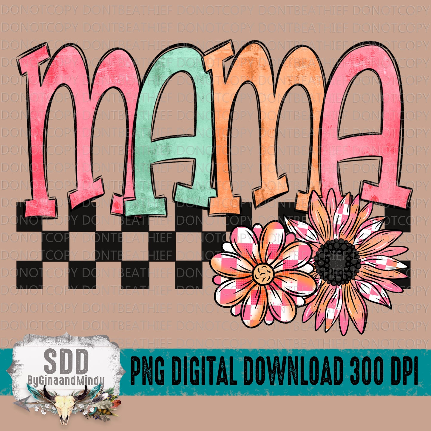 Mama Spring Checkered