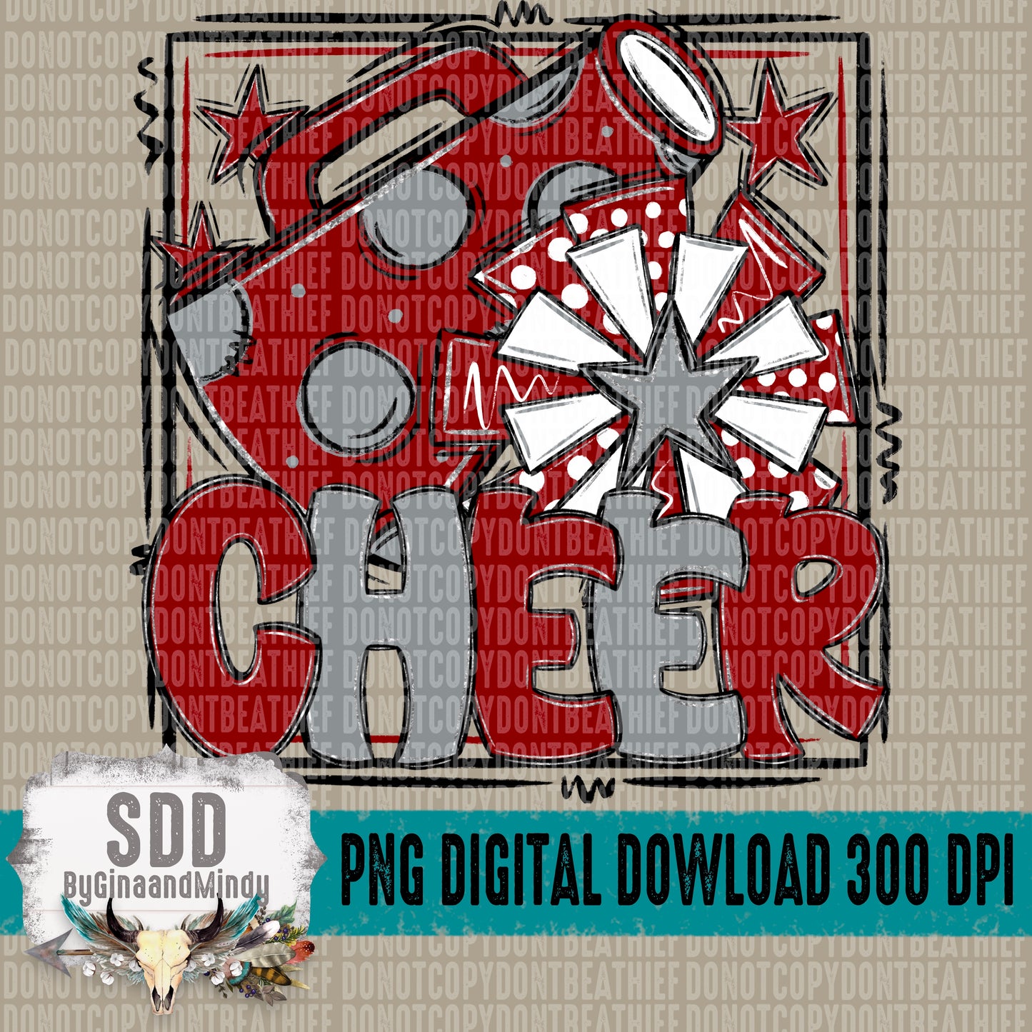 Cheer Bundle; Maroon & Grey
