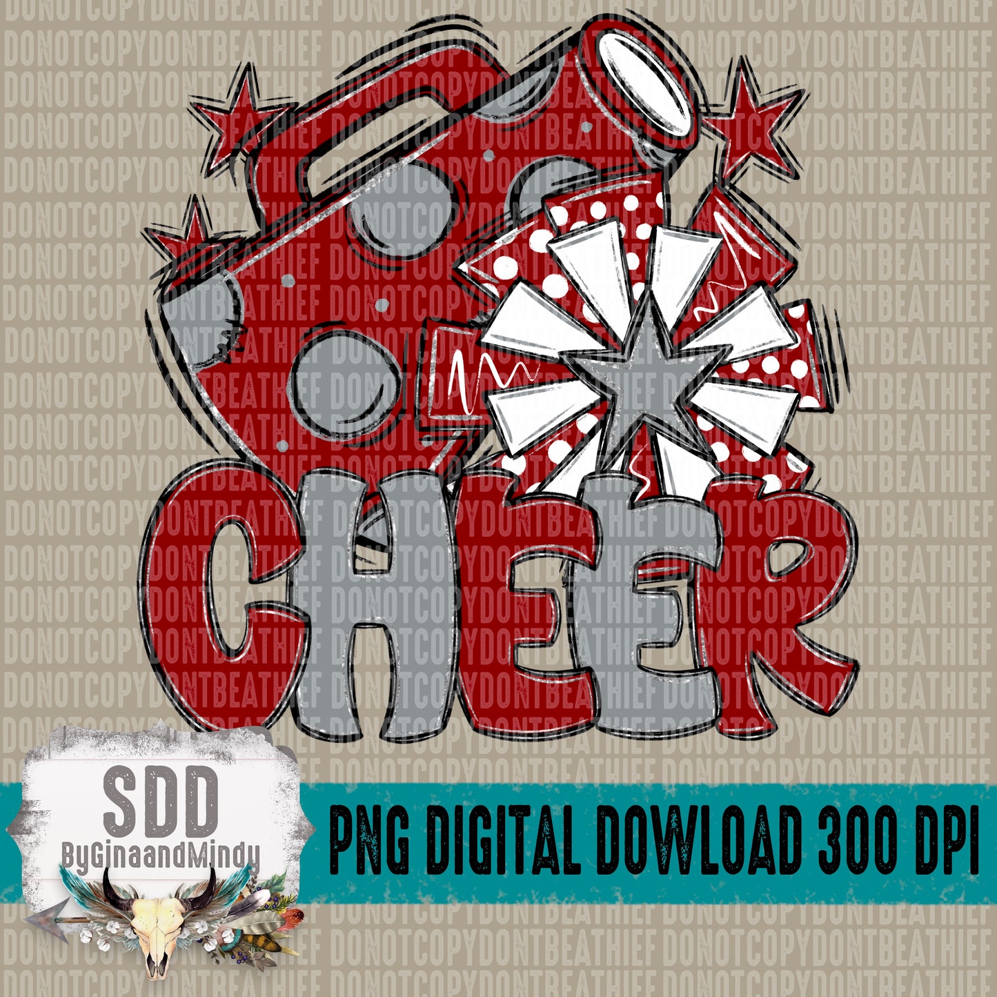Cheer Bundle; Maroon & Grey
