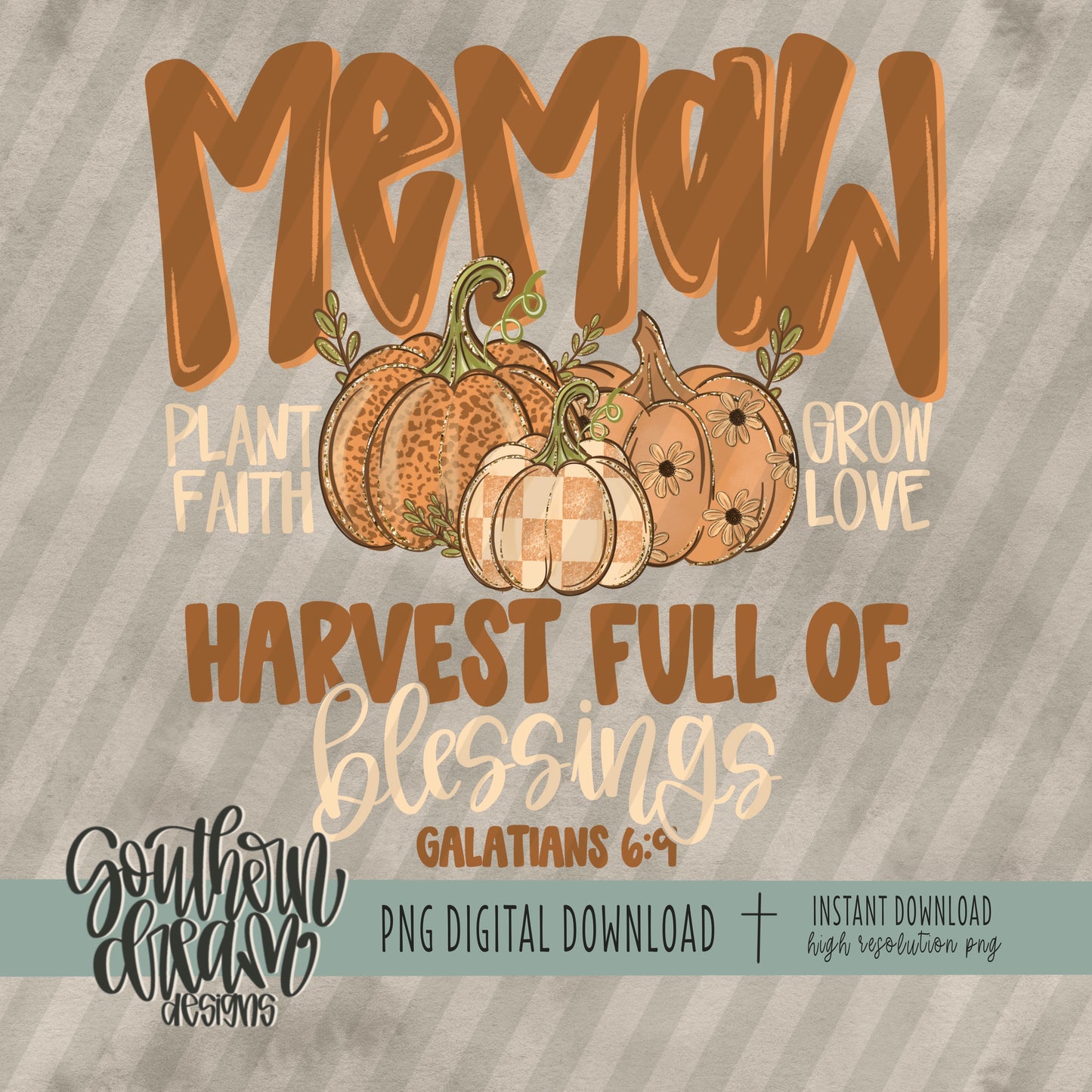 Harvest Full of Blessings Collection; Memaw