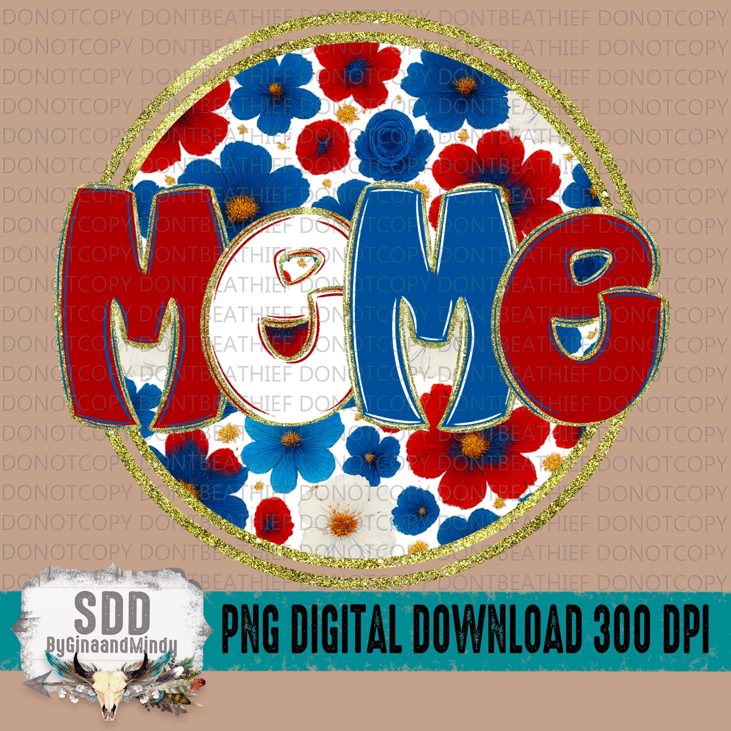 Meme 4th Floral