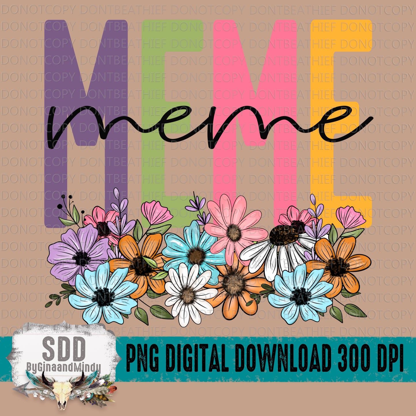Spring Floral Name Collection; Meme