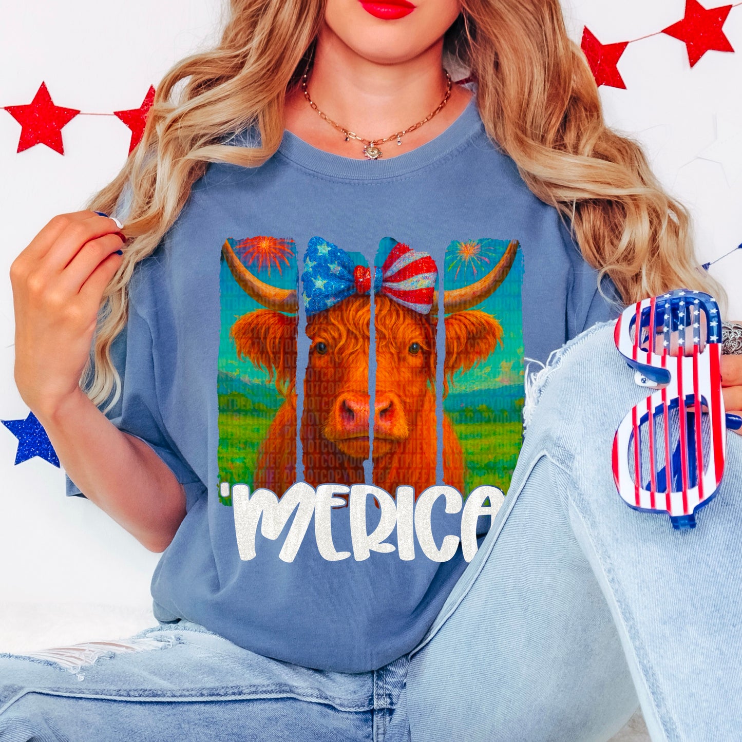 Merica' Highland Cow