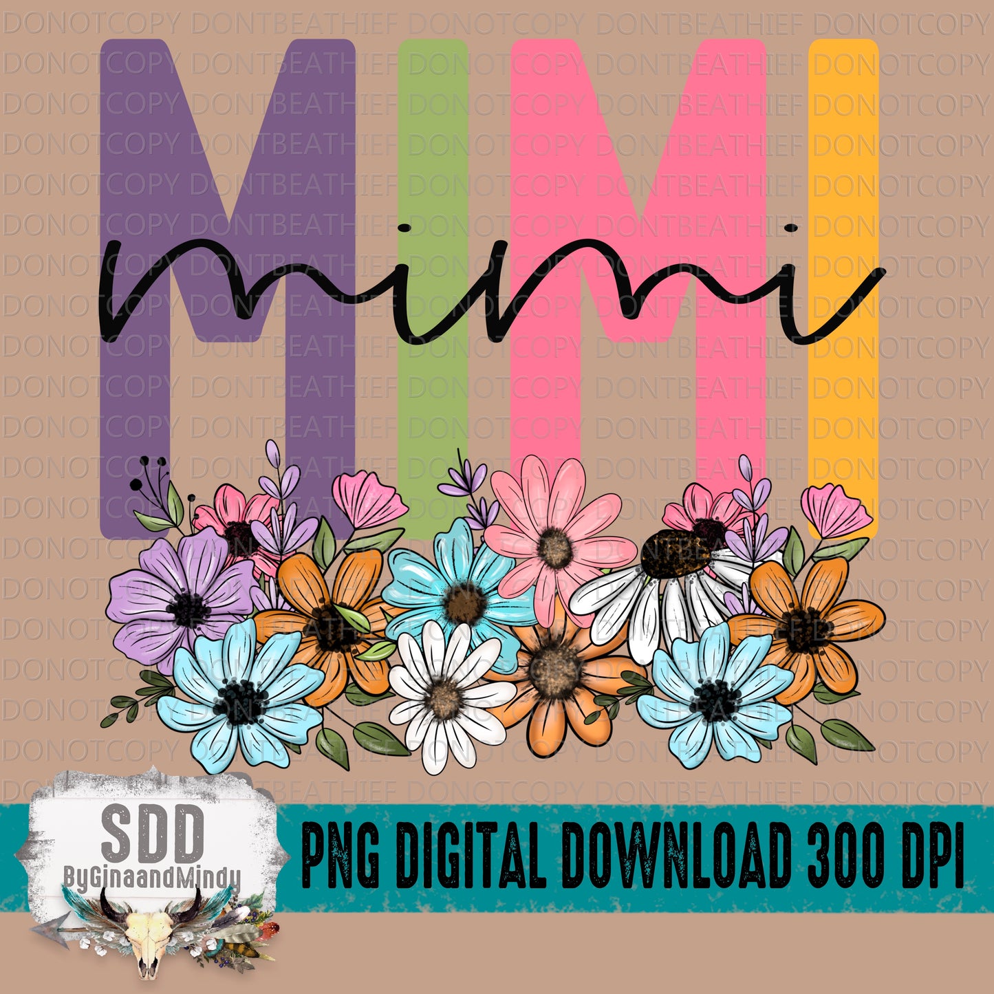 Spring Floral Name Collection; Mimi