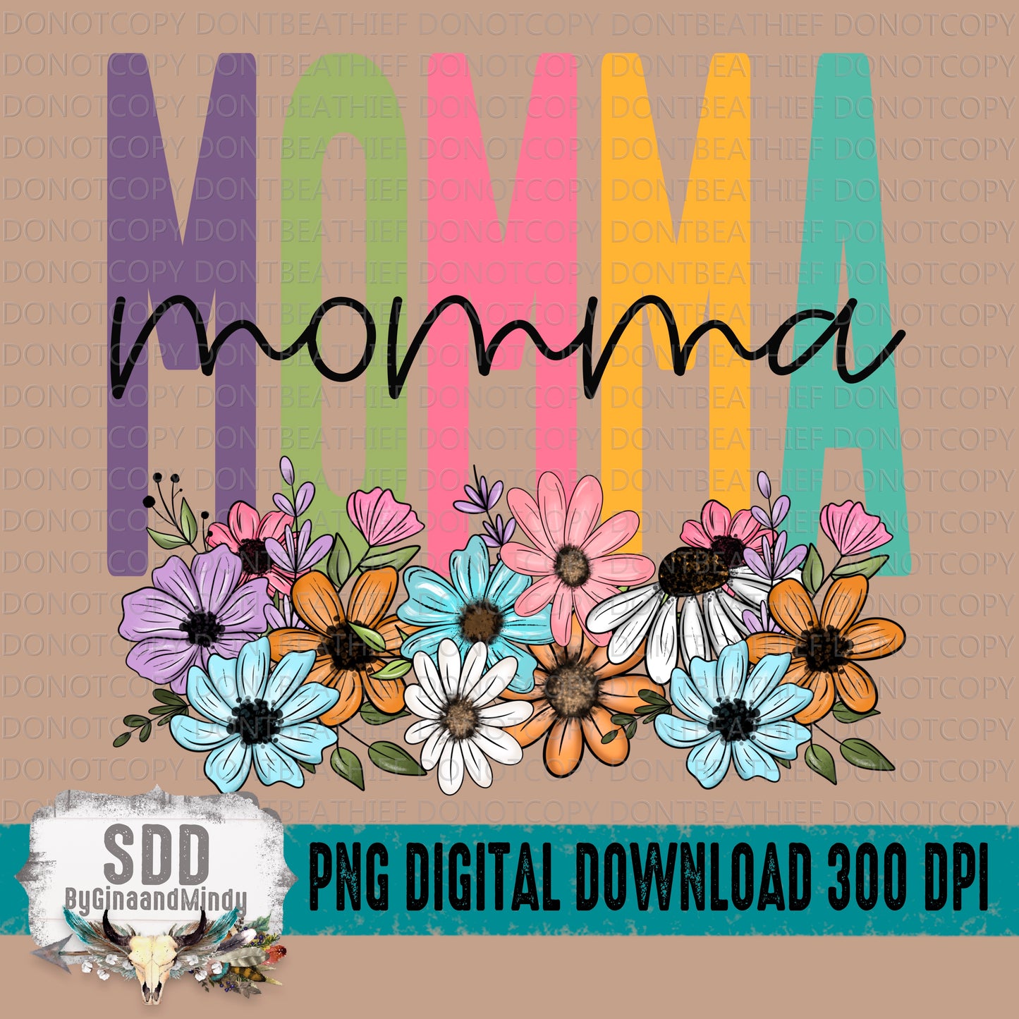 Spring Floral Name Collection; Momma