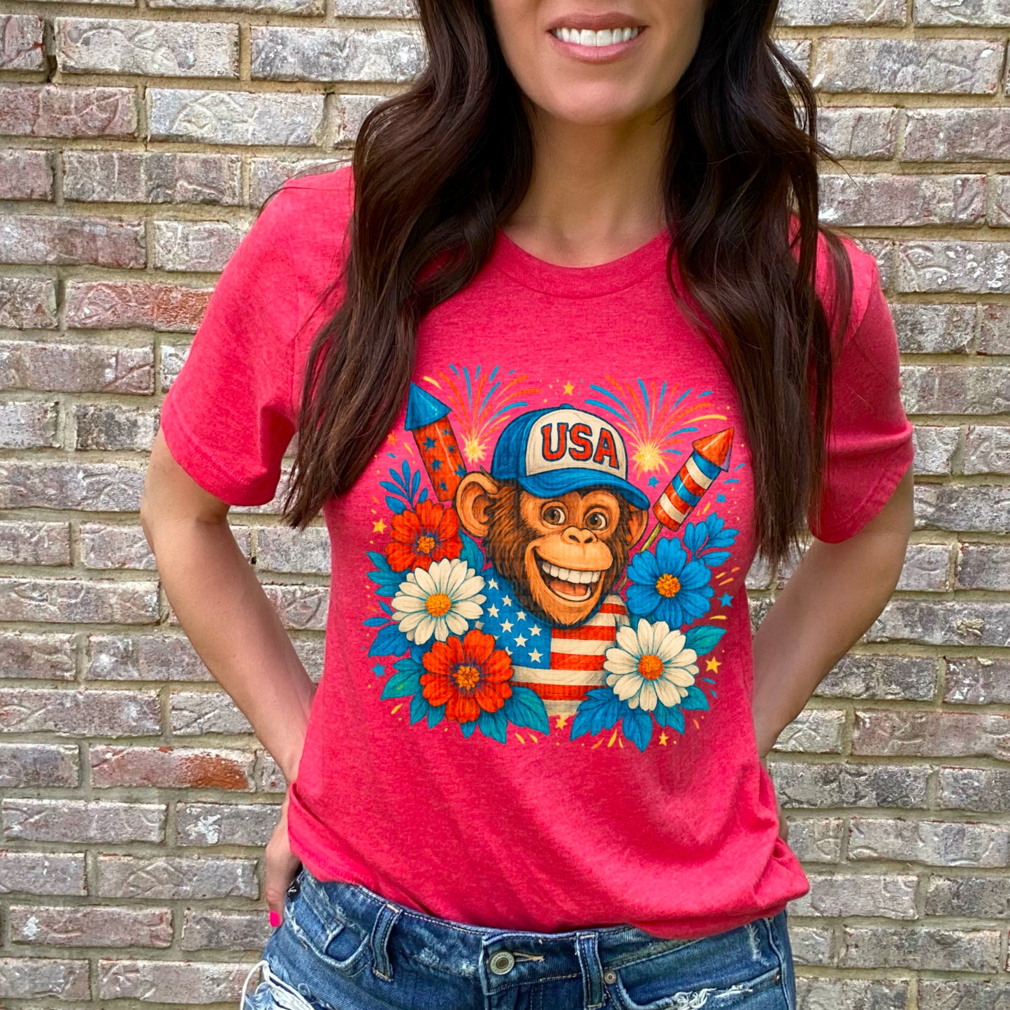Fourth of July Monkey