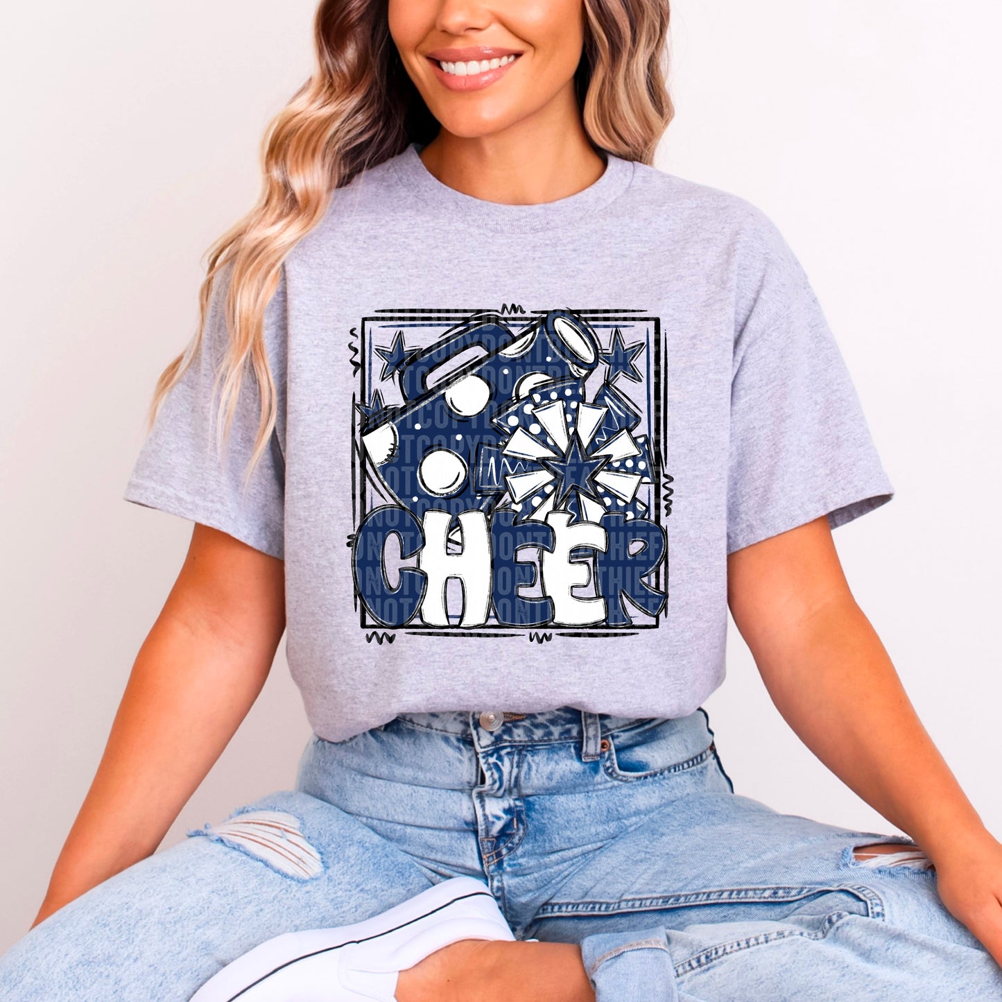 Cheer Bundle; Navy Blue & White