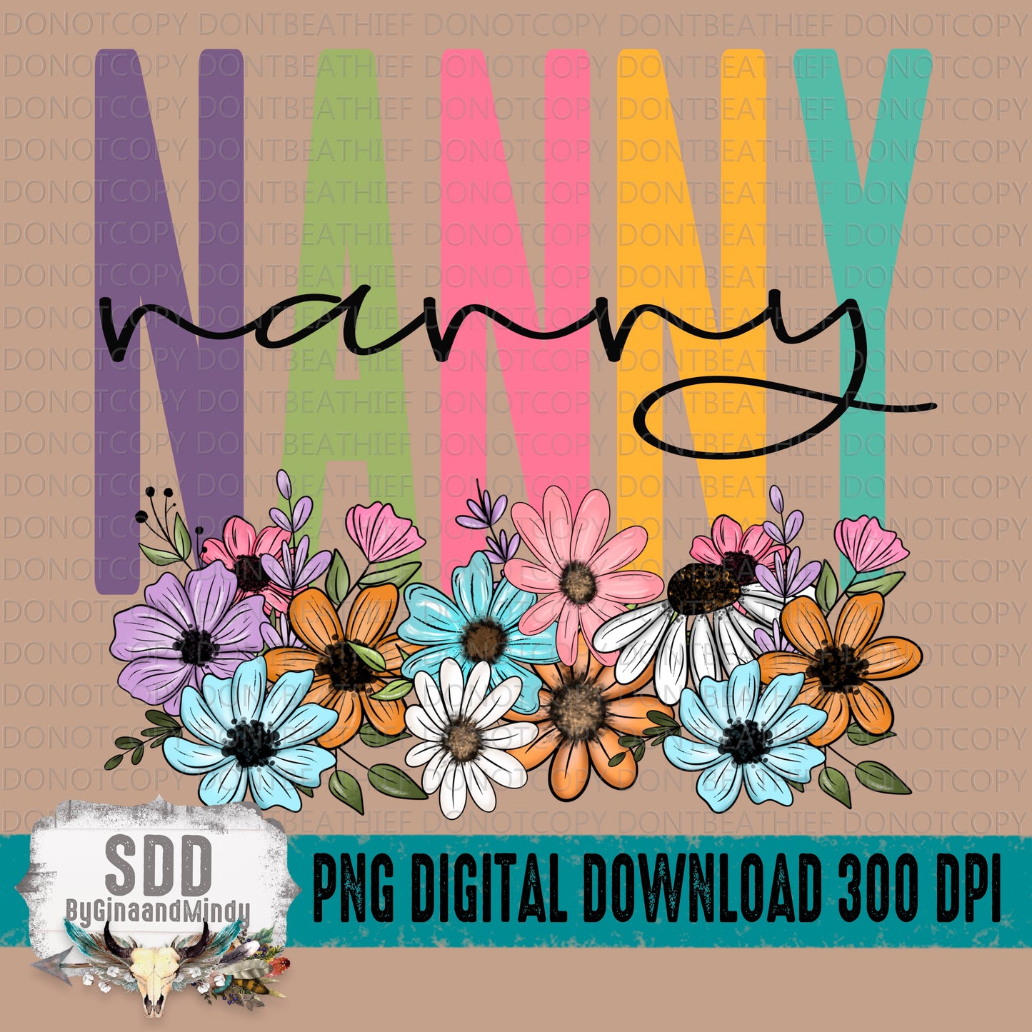 Spring Floral Name Collection; Nanny