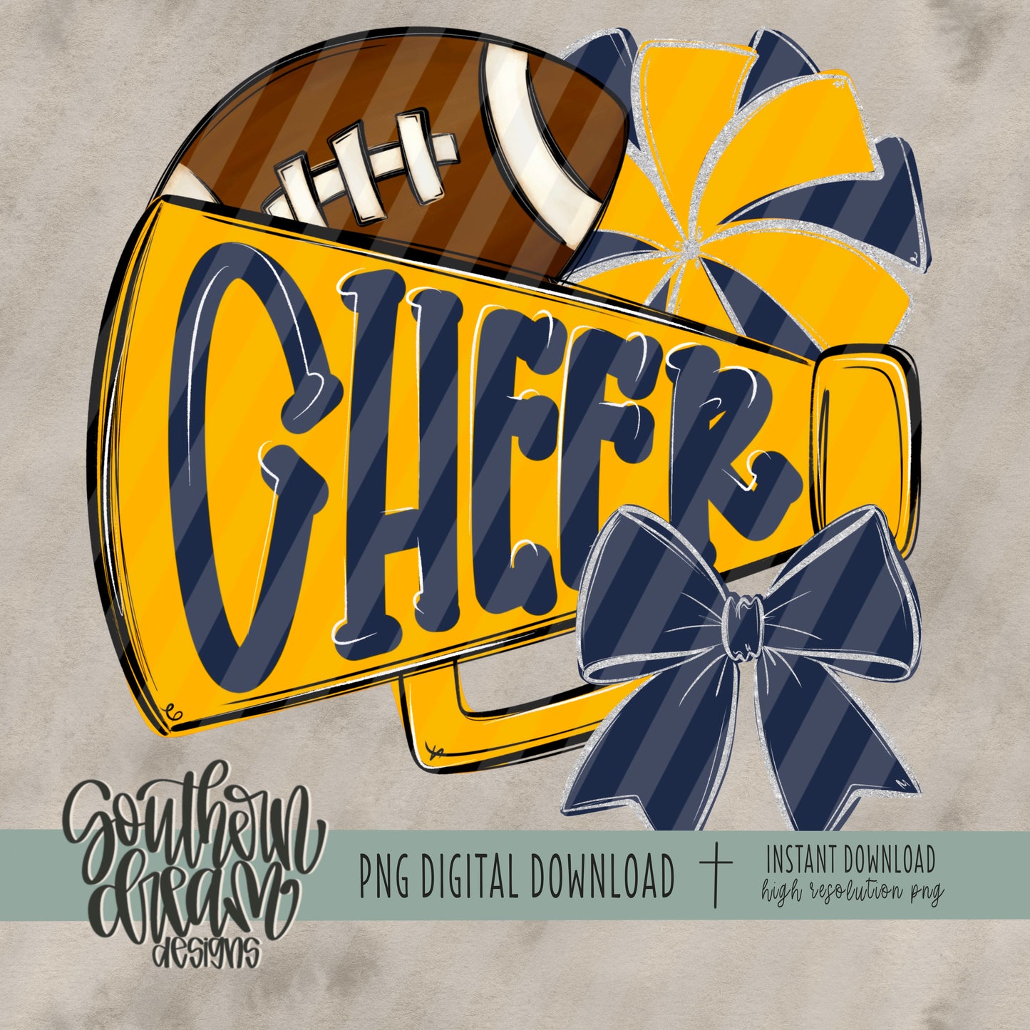 Cheer Collection (Navy & Yellow Gold)