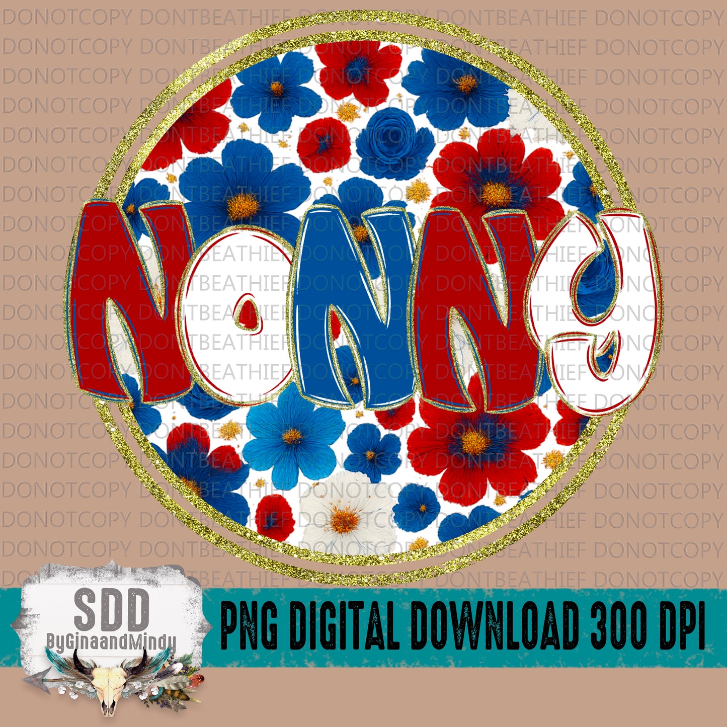 Nonny 4th Floral