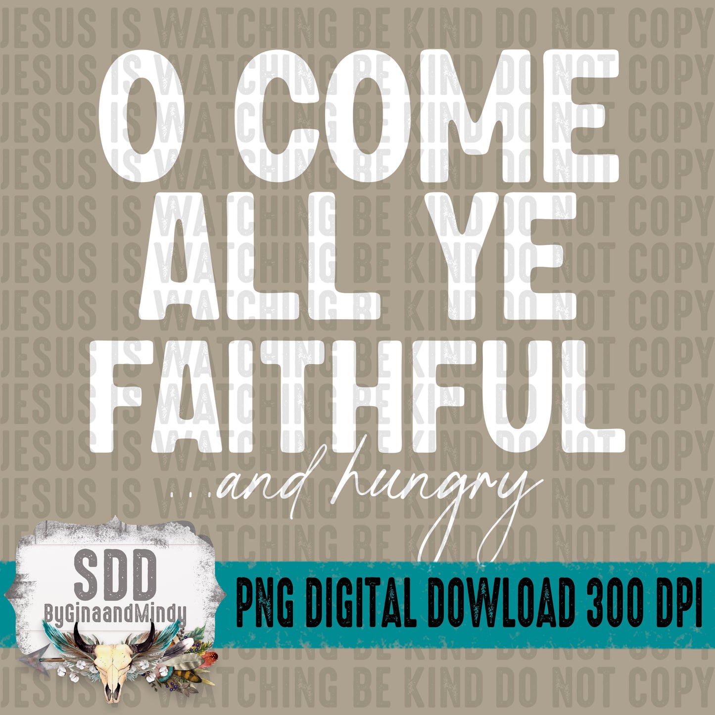 O Come All Ye Faithful...and hungry Bundle