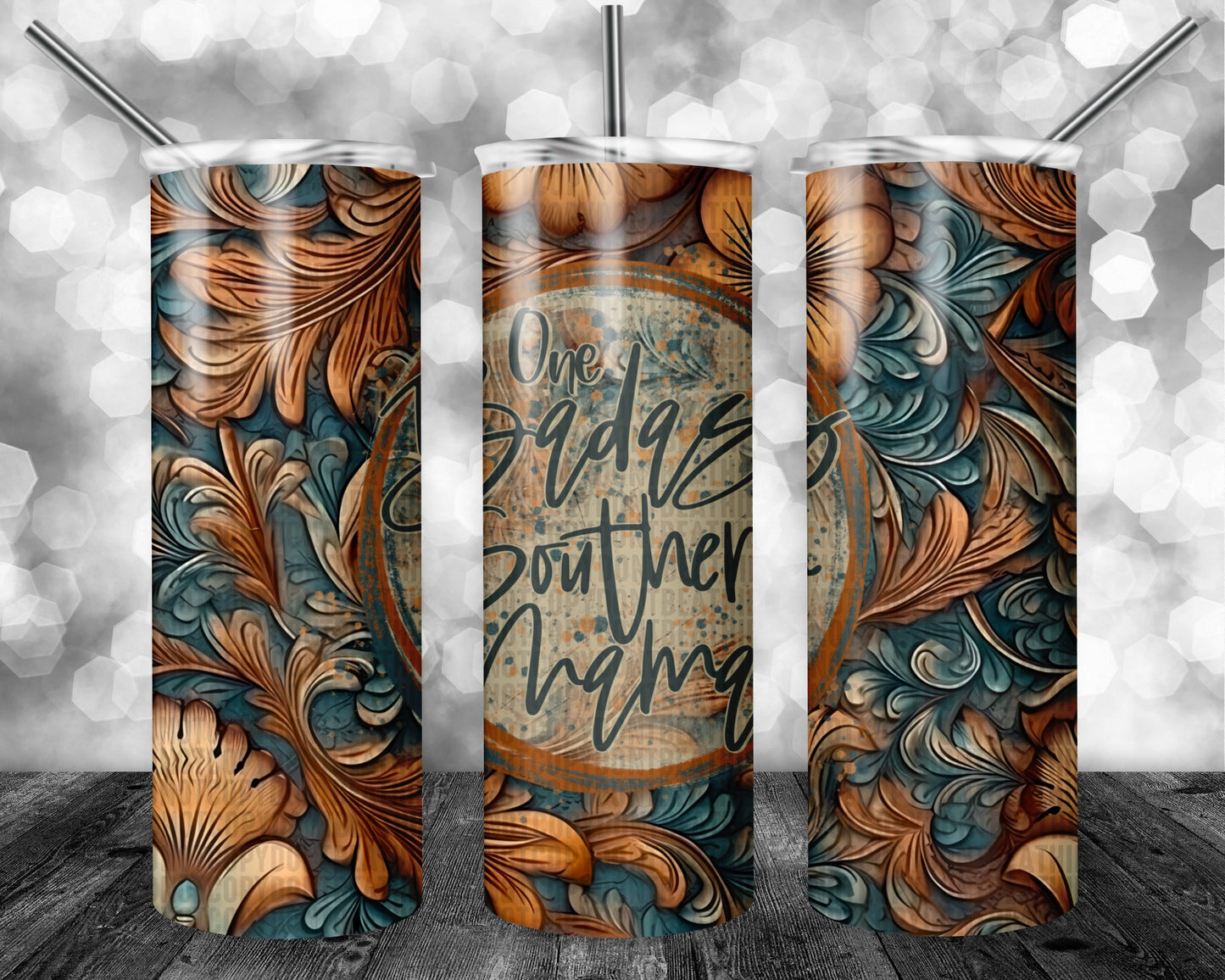 One Badass Southern Mama 20oz Tumbler