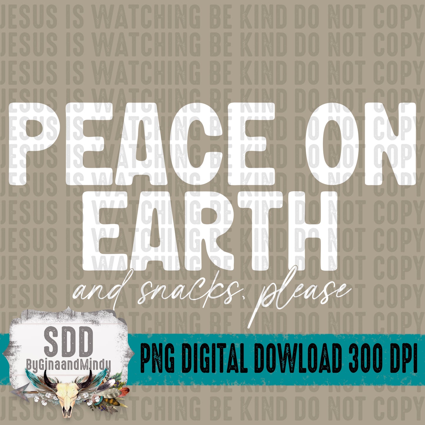 Peace on Earth and snack, please Bundle
