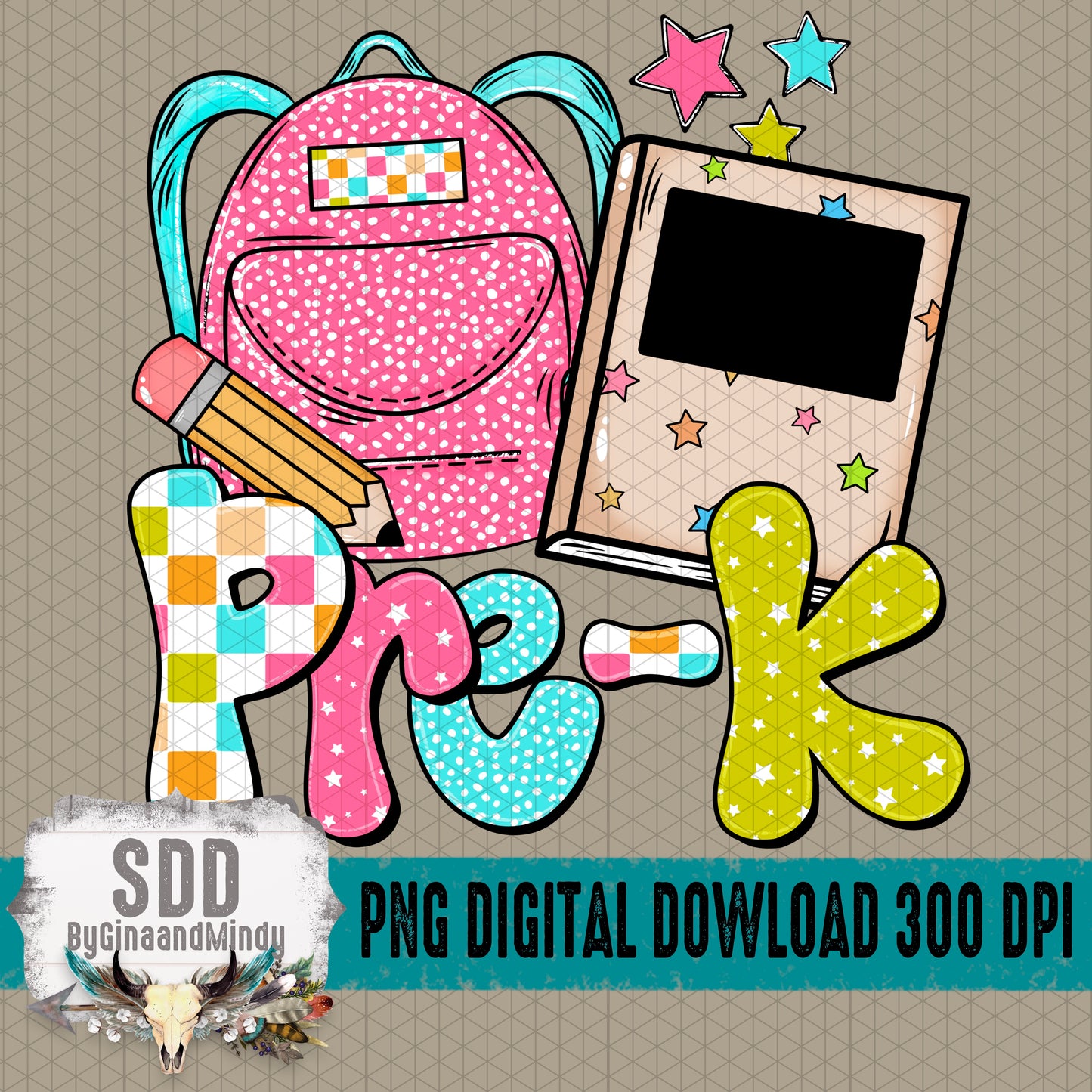 Backpack DIY Collection; Pre-K Girl