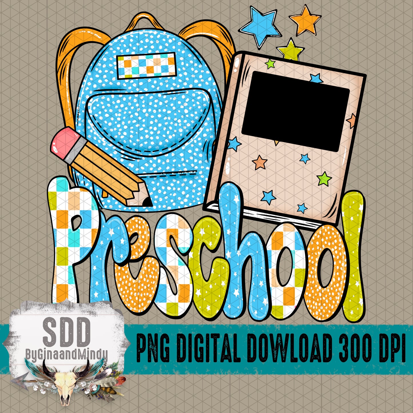 Backpack DIY Collection; Preschool Boy
