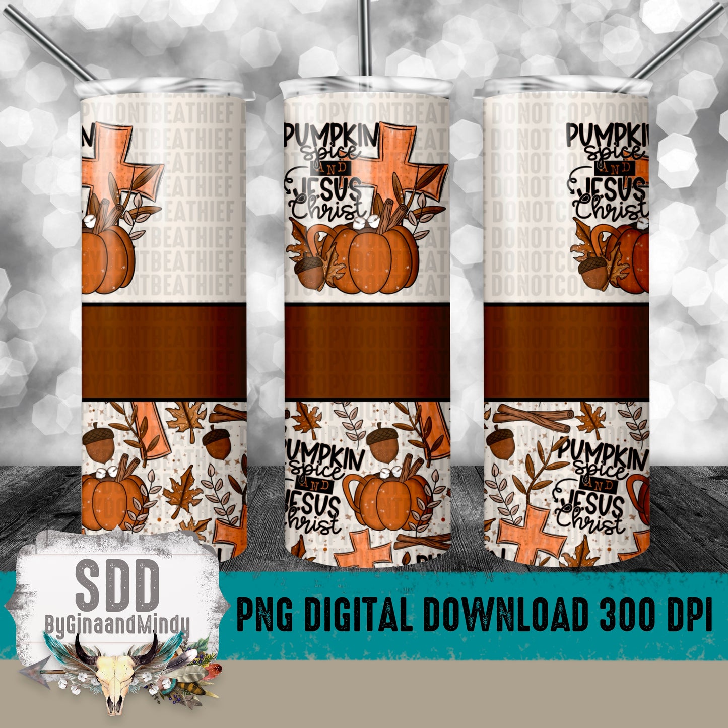 Pumpkin Spice & Jesus Christ 20oz Tumbler