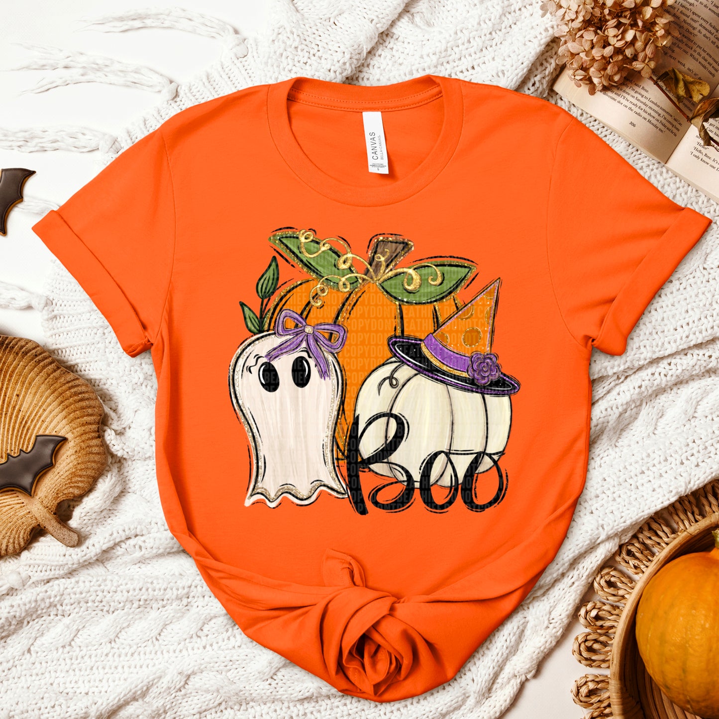 Pumpkin Ghost Boo