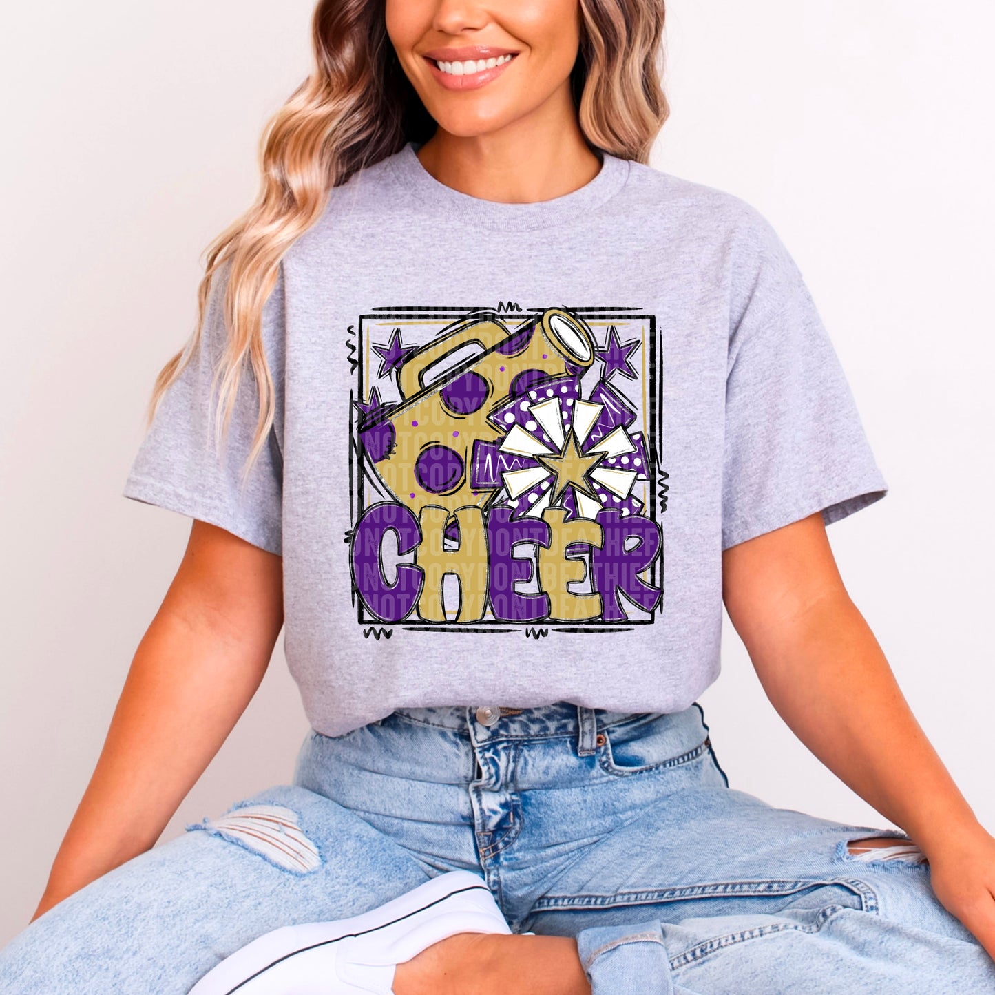 Cheer Bundle; Purple & Vegas Gold