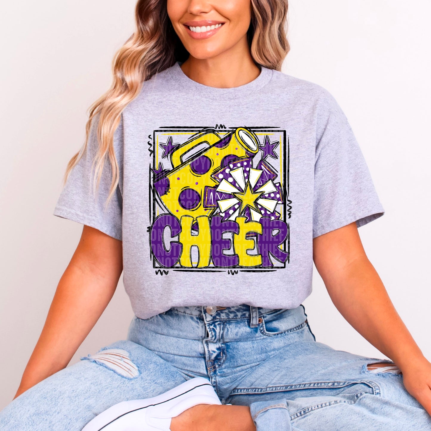 Cheer Bundle; Purple & Yellow