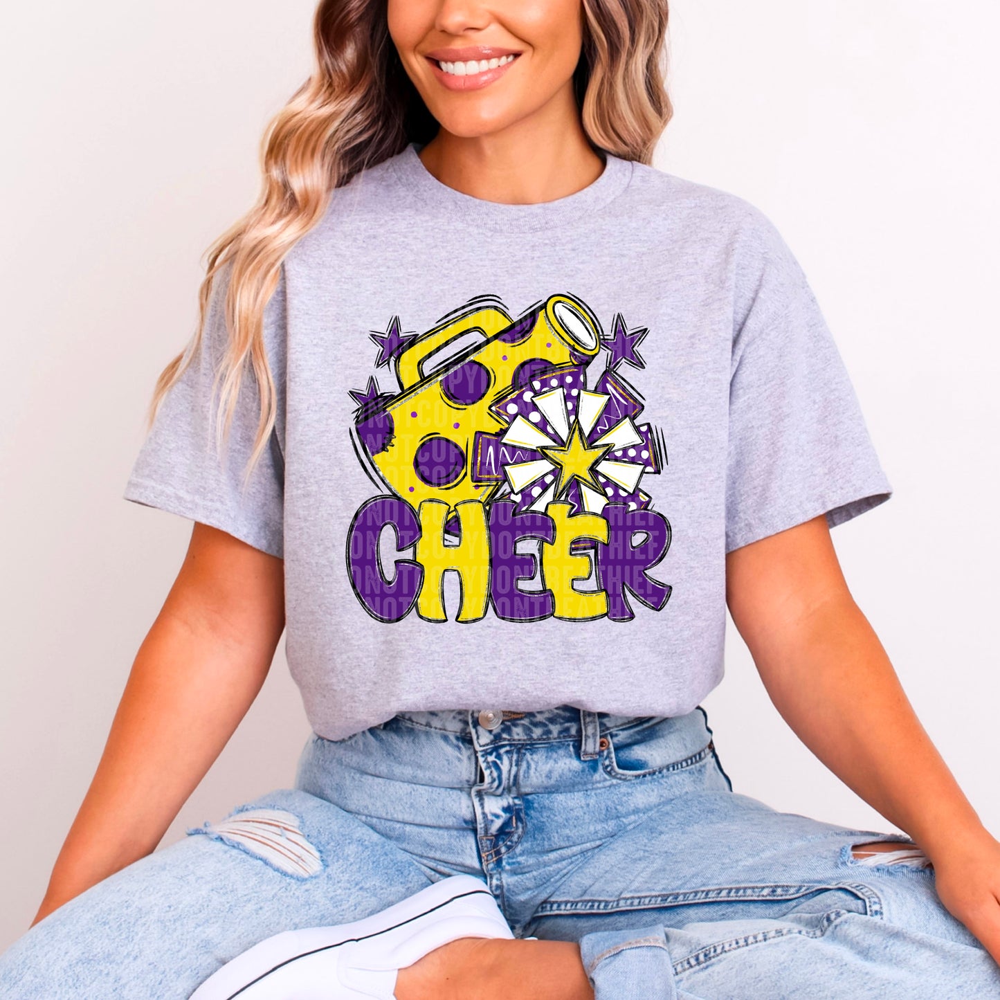 Cheer Bundle; Purple & Yellow