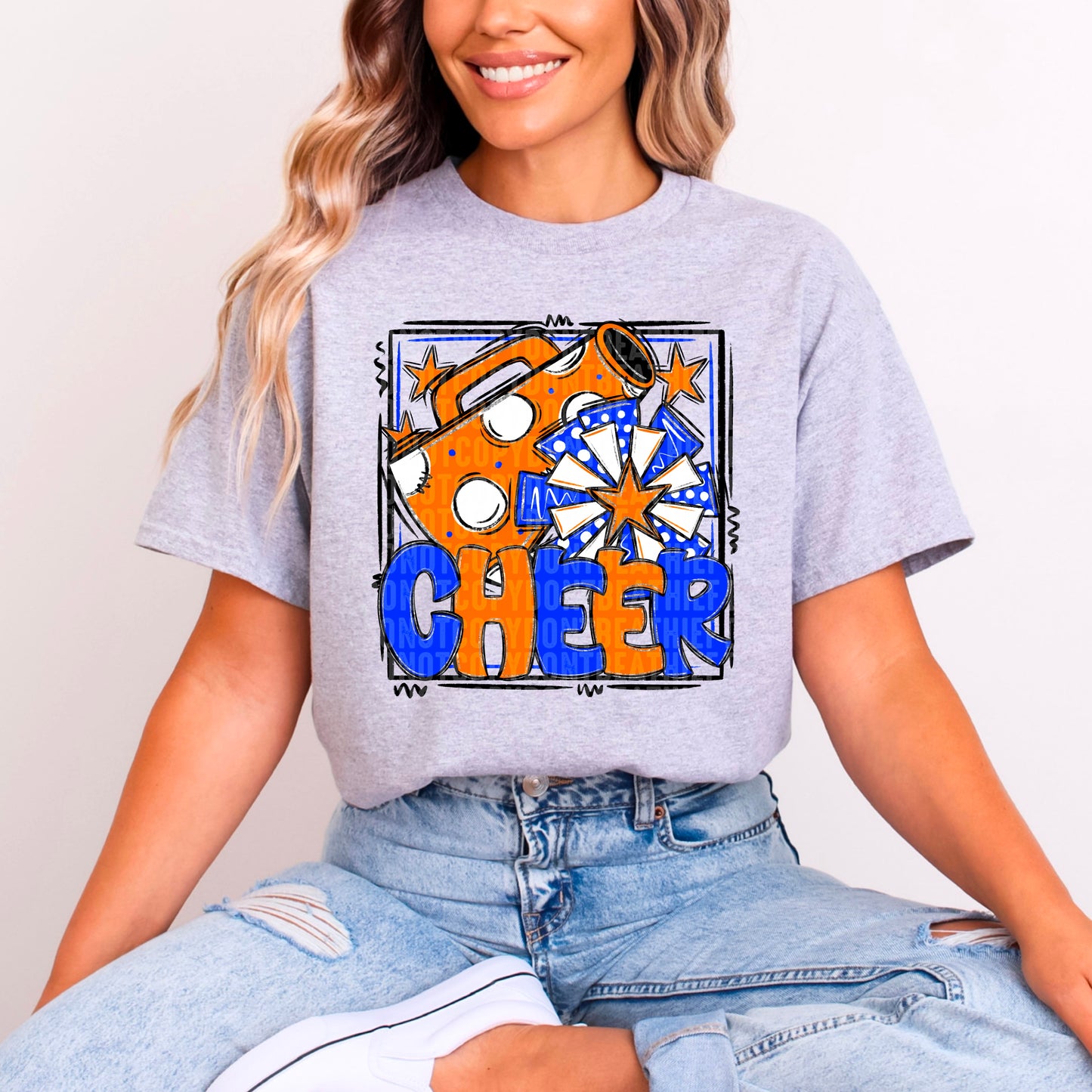 Cheer Bundle; Royal Blue & Orange