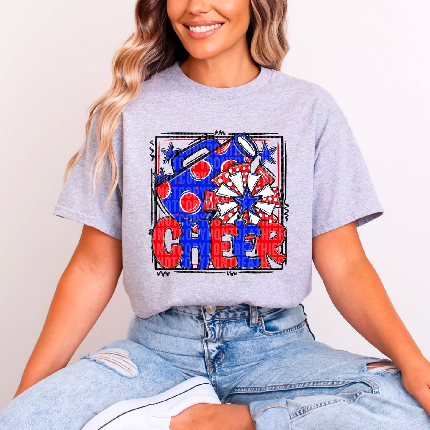 Cheer Bundle; Red & Royal Blue