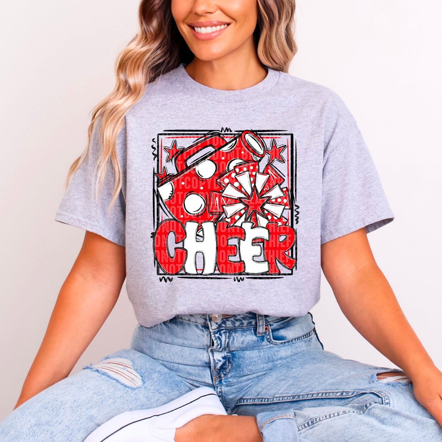 Cheer Bundle; Red & White