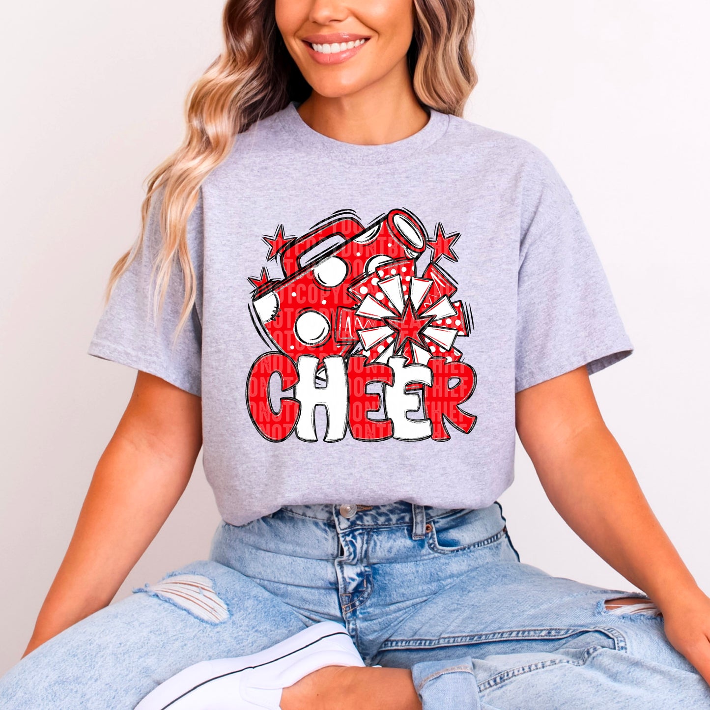 Cheer Bundle; Red & White