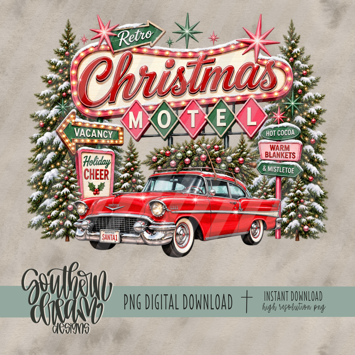 RETRO CHRISTMAS MOTEL