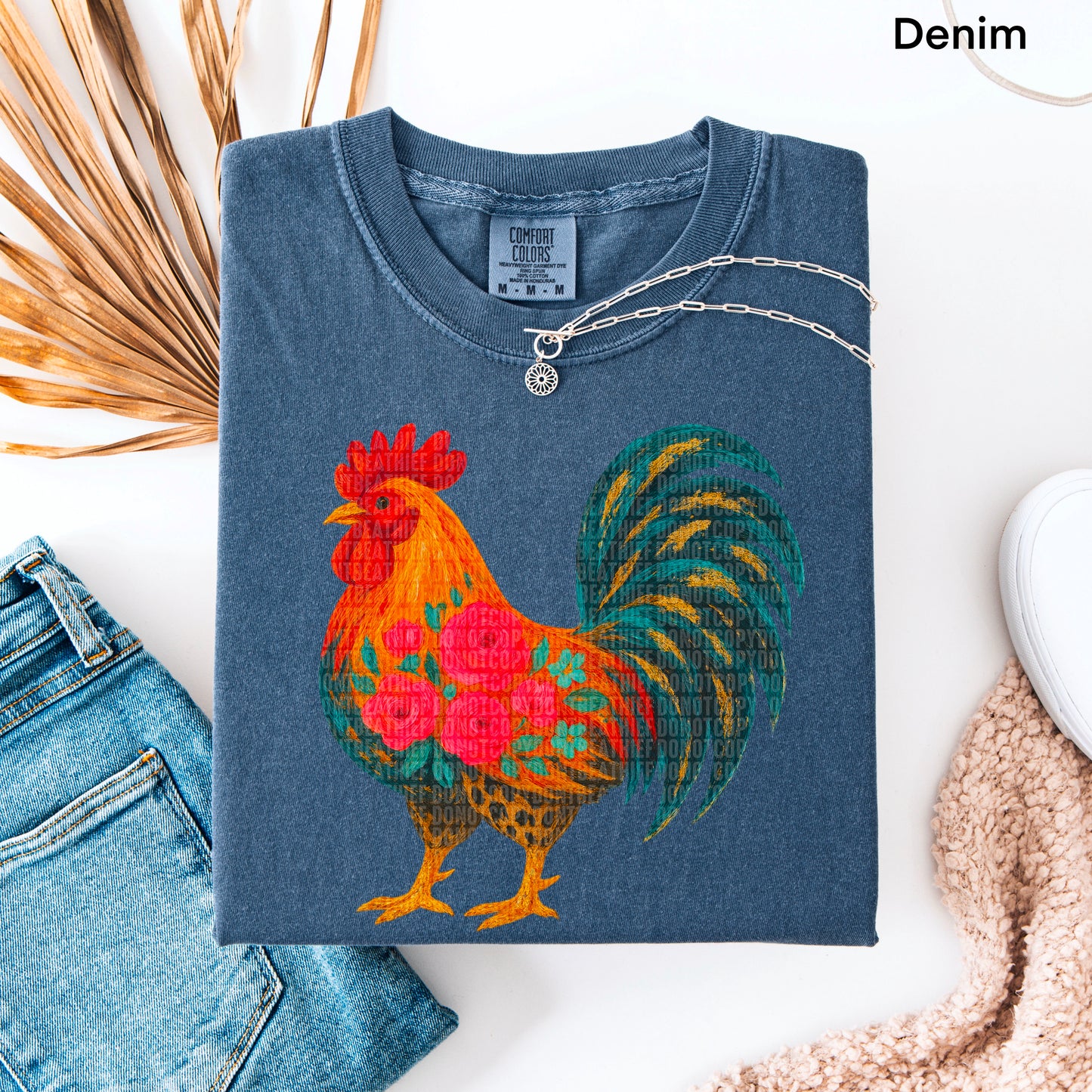 Floral Rooster